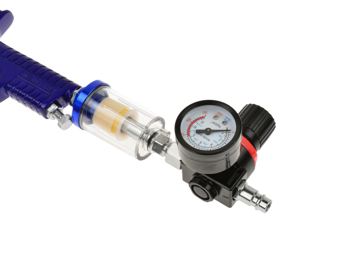 Striekacia pištoľ 1,4 mm s regulátorom tlaku a odlučovačom vody