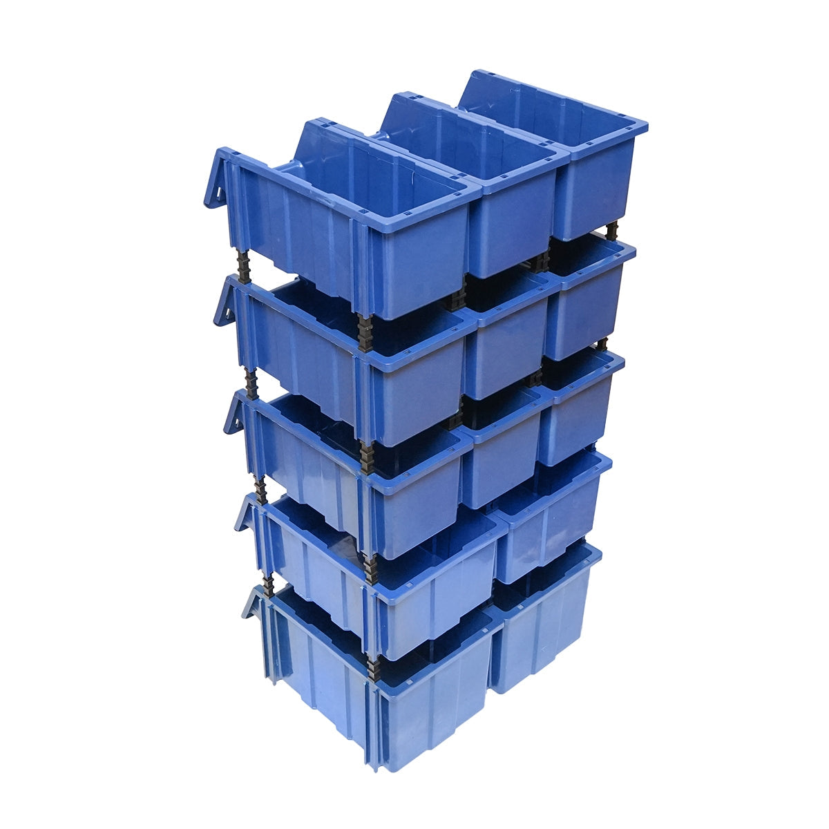 Plastový organizér s 13 boxmi, modrý, 510x400x1000mm