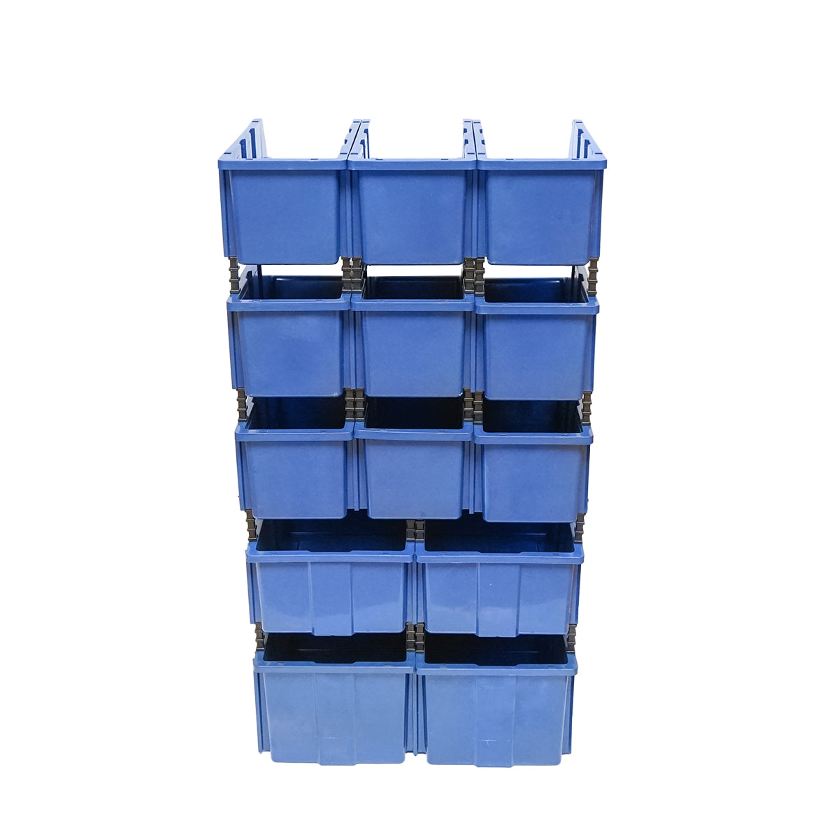 Plastový organizér s 13 boxmi, modrý, 510x400x1000mm