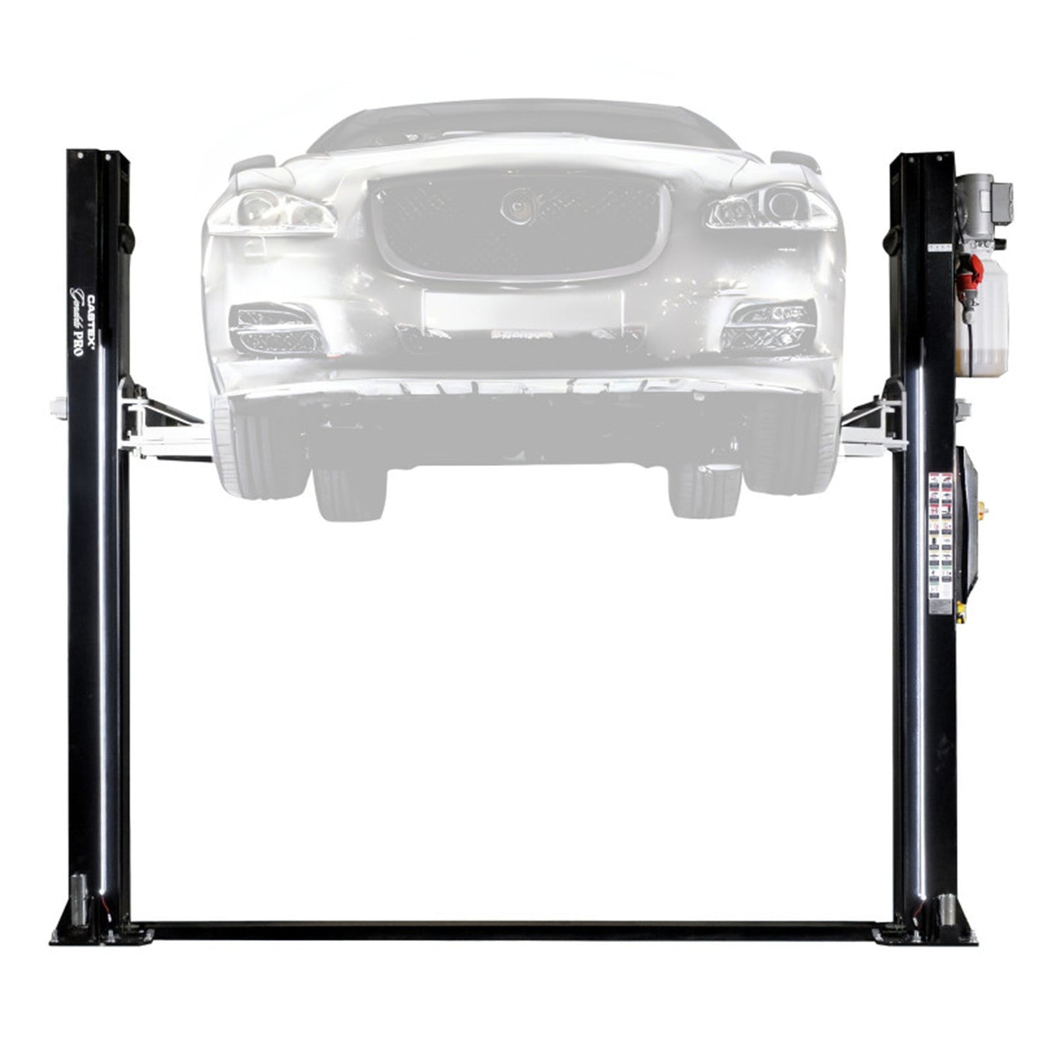 Dvojstĺpový zdvihák 4,5t s LED osvetlením, s automatickým odistením, elektrohydraulický 230V, Castex + olej zadarmo