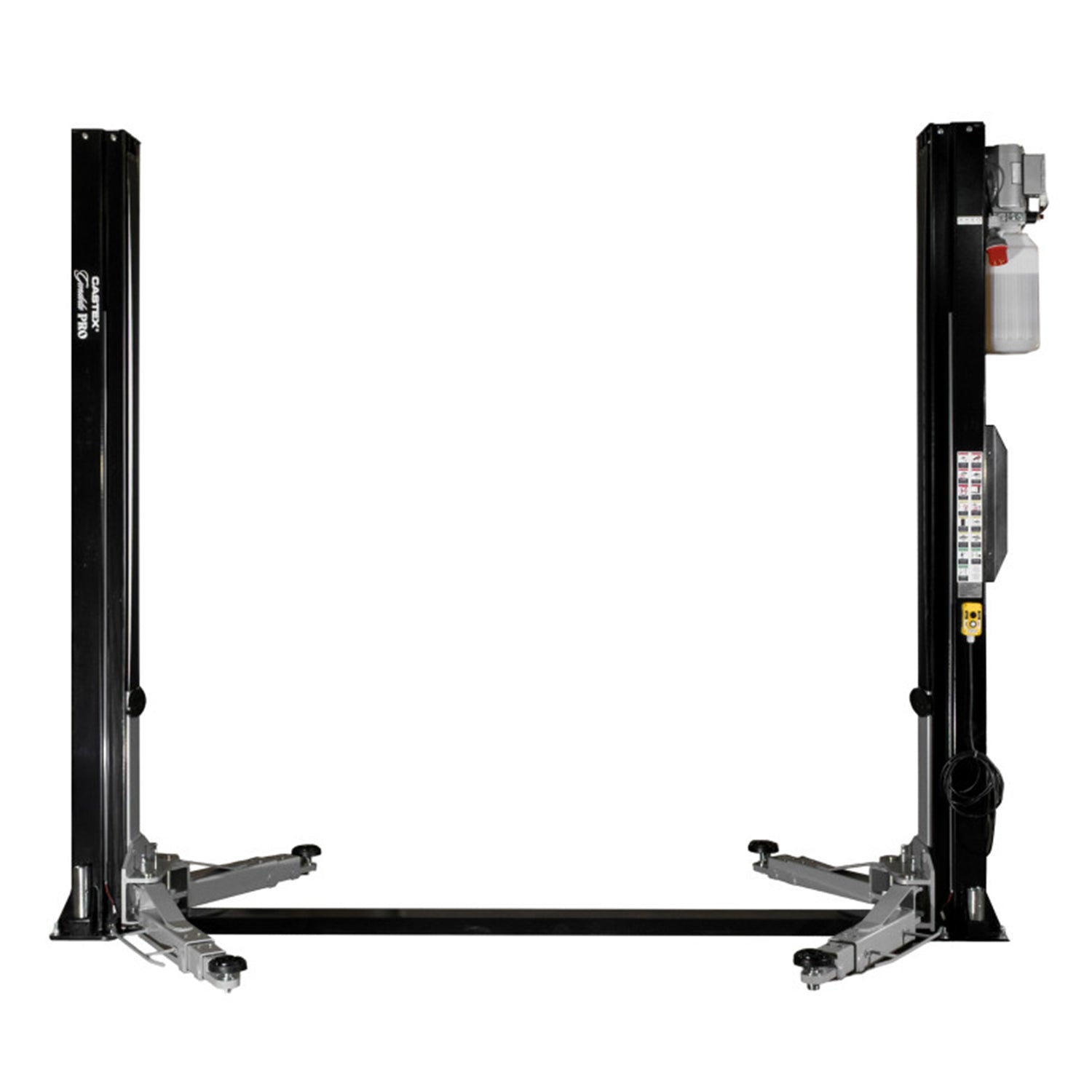 Dvojstĺpový zdvihák 4,5t s LED osvetlením, s automatickým odistením, elektrohydraulický 230V, Castex + olej zadarmo