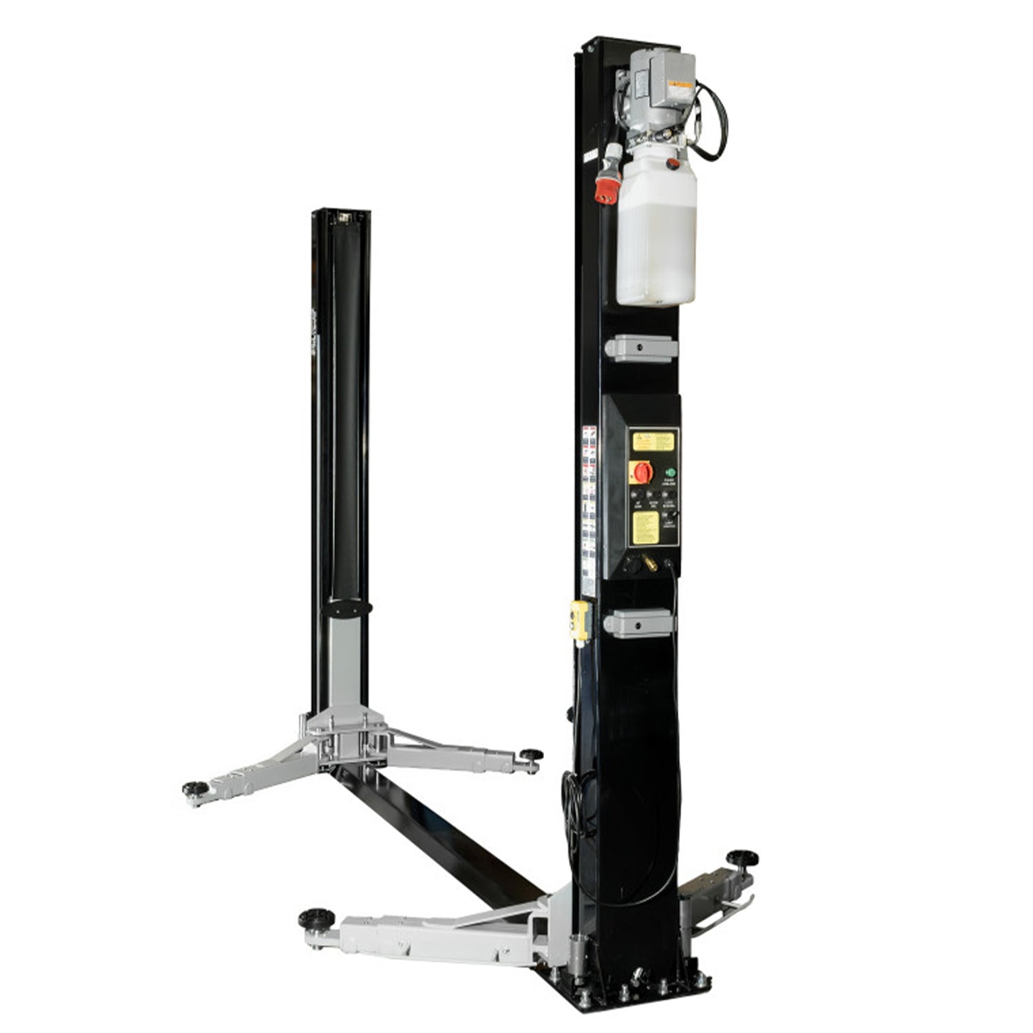 Dvojstĺpový zdvihák 4,5t s LED osvetlením, s automatickým odistením, elektrohydraulický 230V, Castex + olej zadarmo