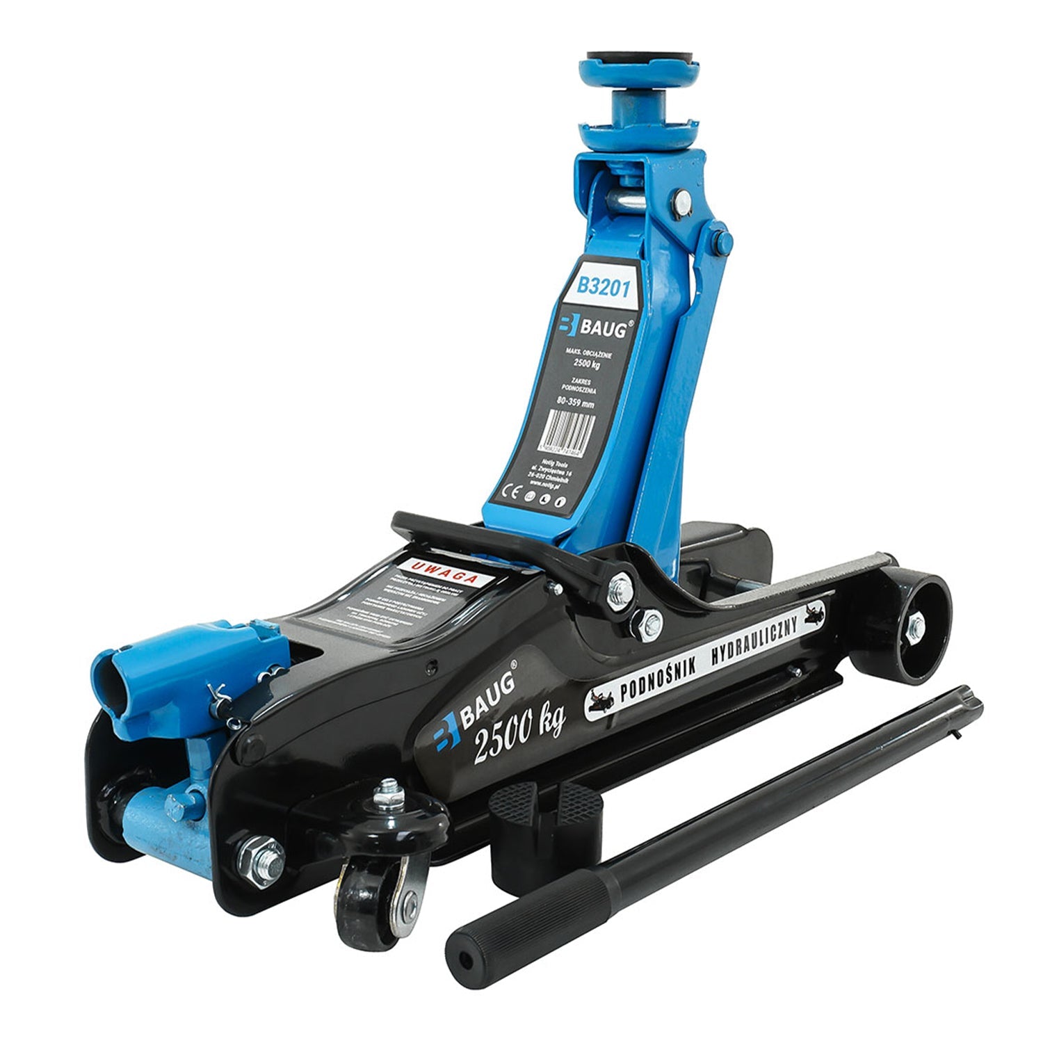 Hydraulický nízkoprofilový zdvihák - krokodíl 2,5t Baug