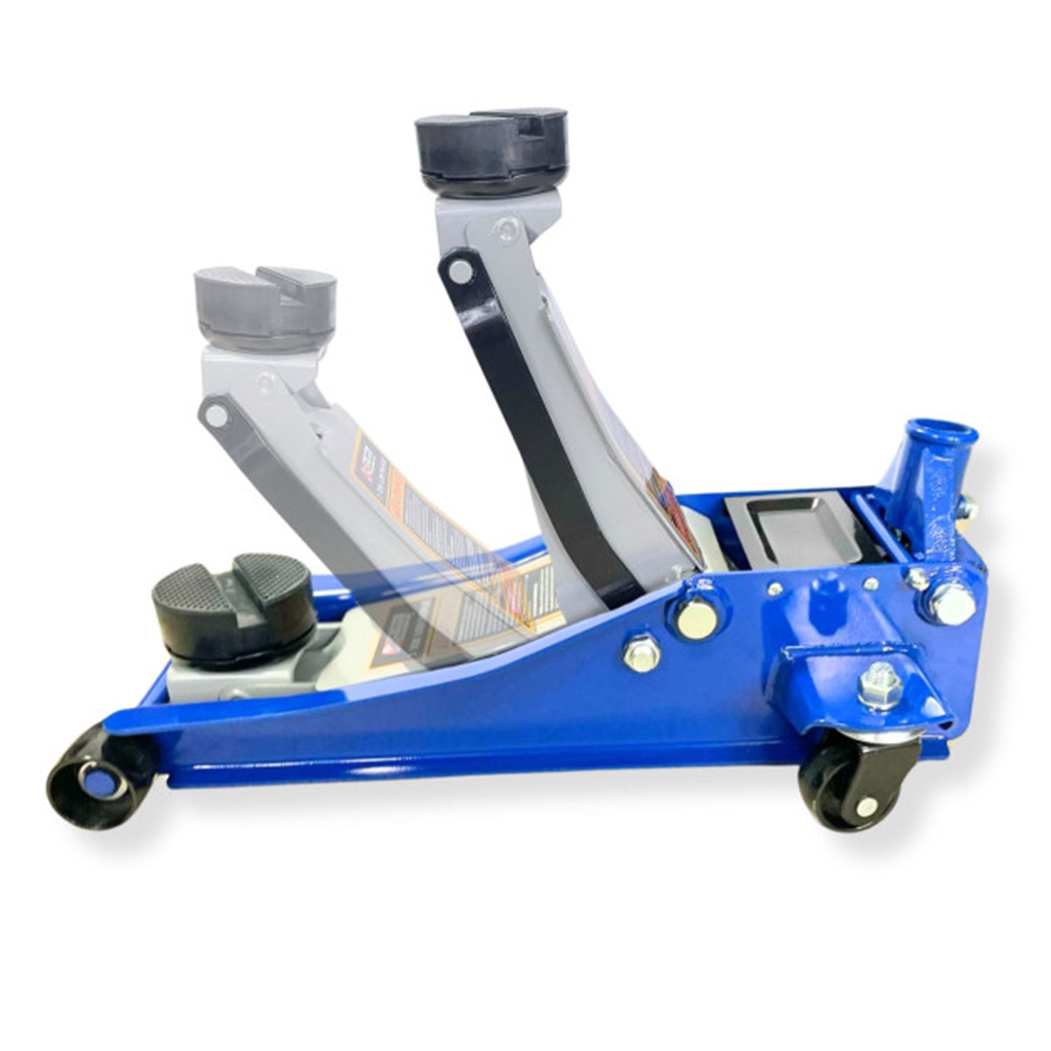 Hydraulický nízkoprofilový pojazdný zdvihák - žaba, s dvojitým piestom 3t, KB Global