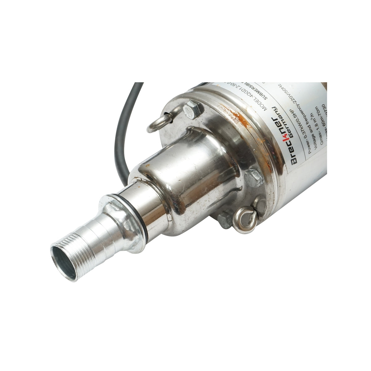 Ponorné čerpadlo na vodu Ø95mm, 30l/min, max. hĺbka 50m, 220V, 370W 4QGD1.2-50-0.37Y Breckner Germany