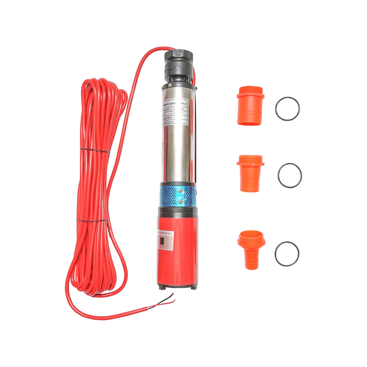 Ponorné čerpadlo na vodu pre solárny panel 24V/300W 8A prietok 4m3/h, Ø80mm