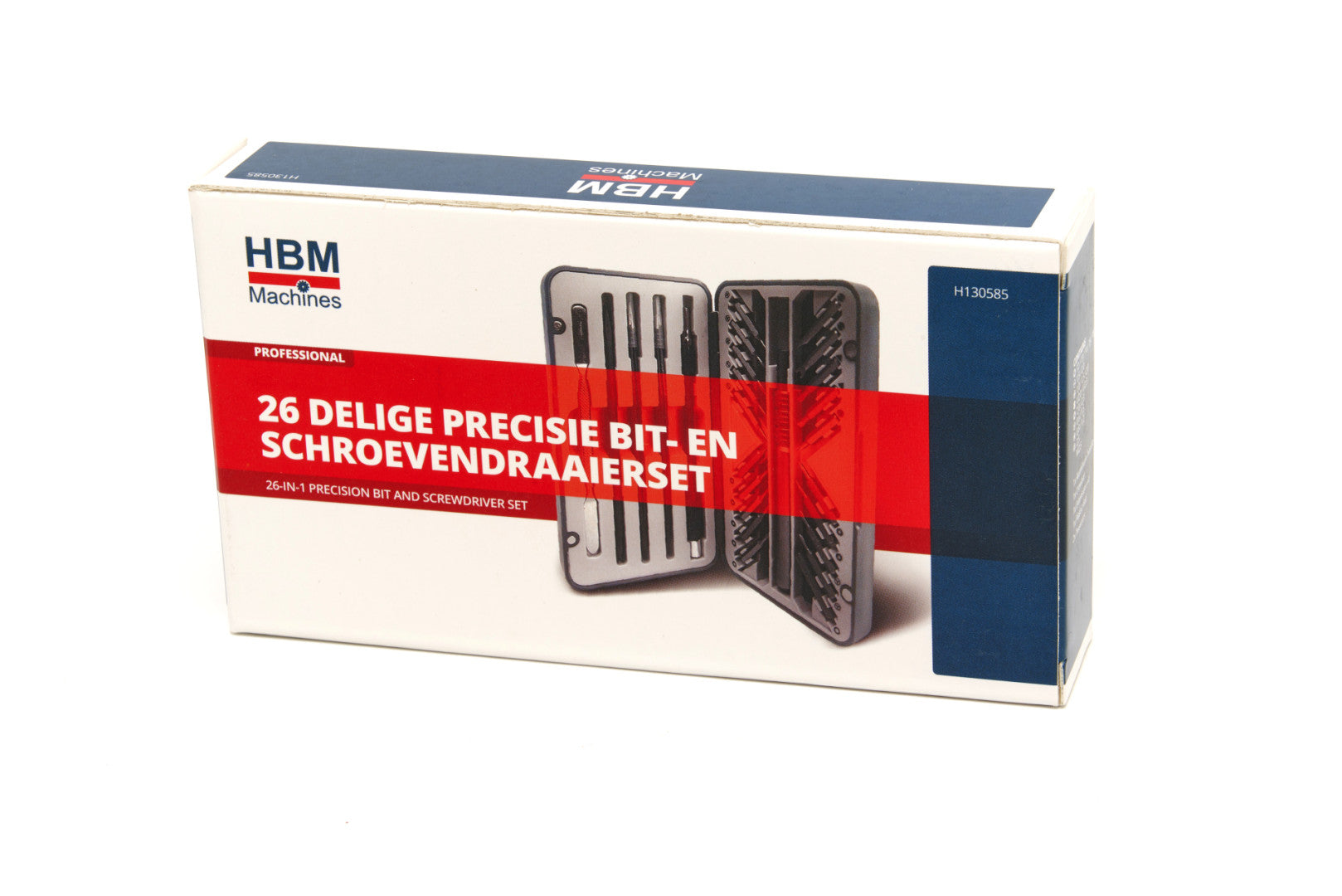 Presný skrutkovač s flexibilnými bitmi, sada 26ks, HBM Machines Holandsko