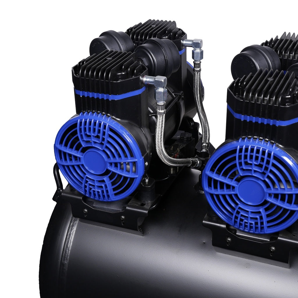 Tichý bezolejový kompresor s nízkou hlučnosťou 3 x 1.8hp 100l Airpro