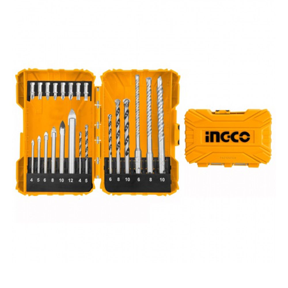 Sada bitov a vrtákov 22ks Ingco