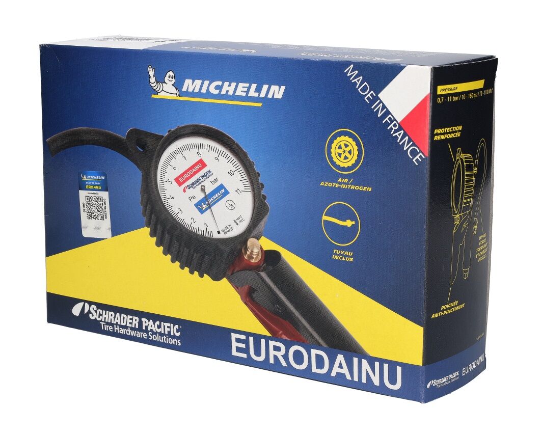 Profesionálna pištoľ na hustenie pneumatík Schrader Michelin Eurodaiu 0 - 11bar