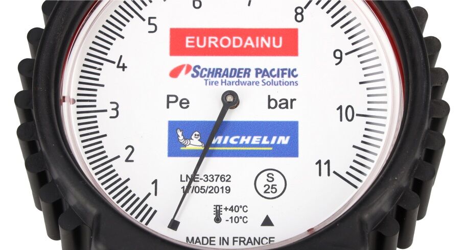 Profesionálna pištoľ na hustenie pneumatík Schrader Michelin Eurodaiu 0 - 11bar