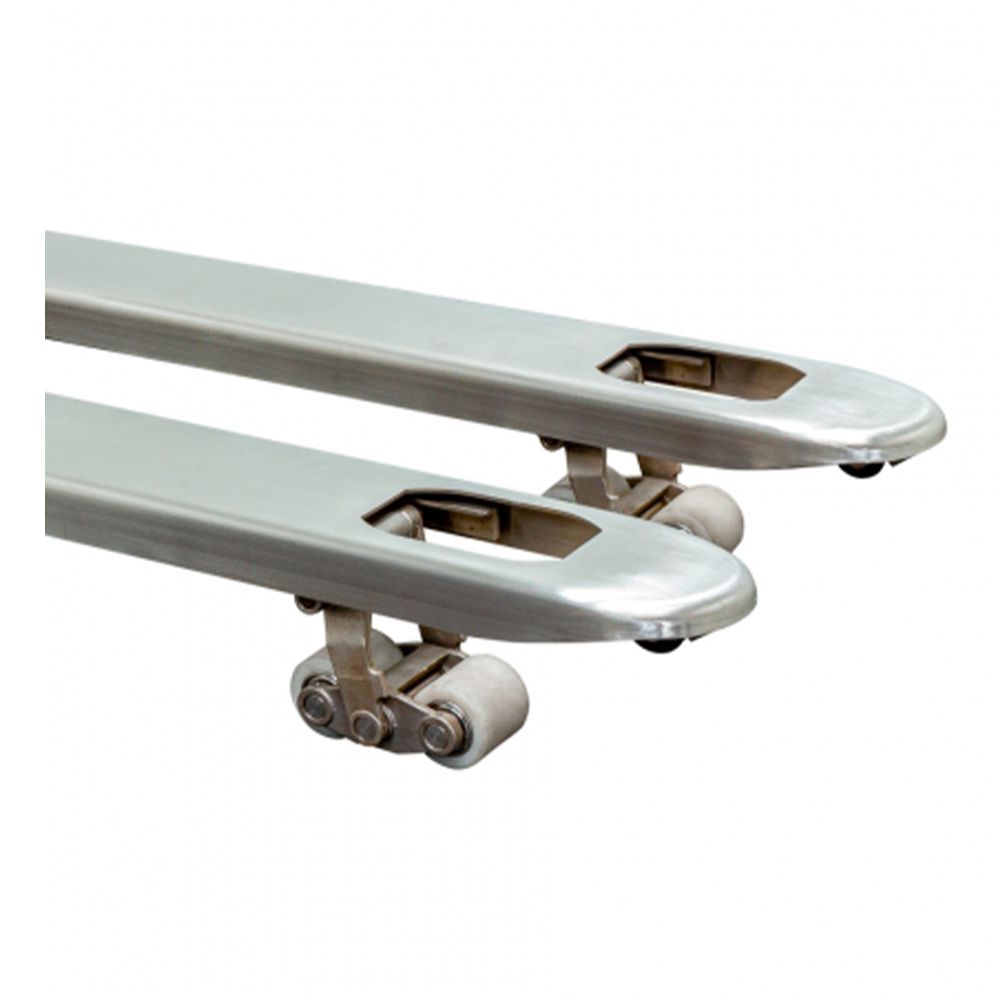 Nerezový galvanizovaný paletový vozík s nosnosťou 2500kg 115cm