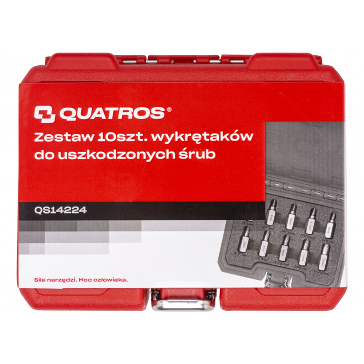 Sada extraktorov poškodených a zlomených skrutiek 10ks Quatros