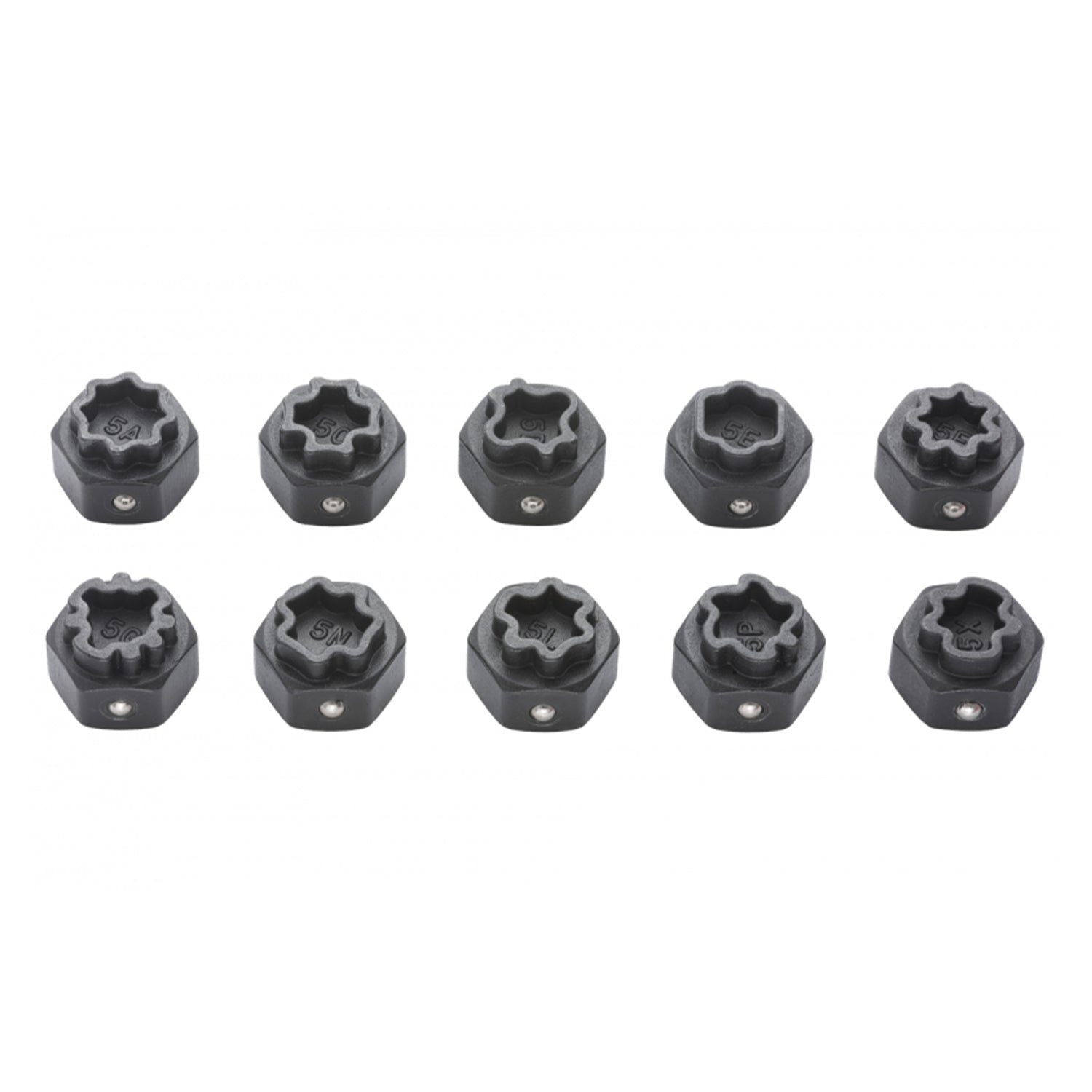 Sada adaptérov na bezpečnostné skrutky Mercedes 12ks