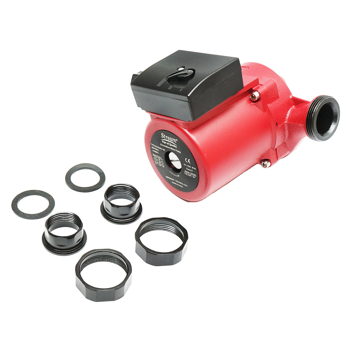 Recirkulačné čerpadlo na vodu 220V, 245W, prietok 110l/min, výška 8m, prípojka 1 1/2'' SXR25/8G-180 Breckner Germany