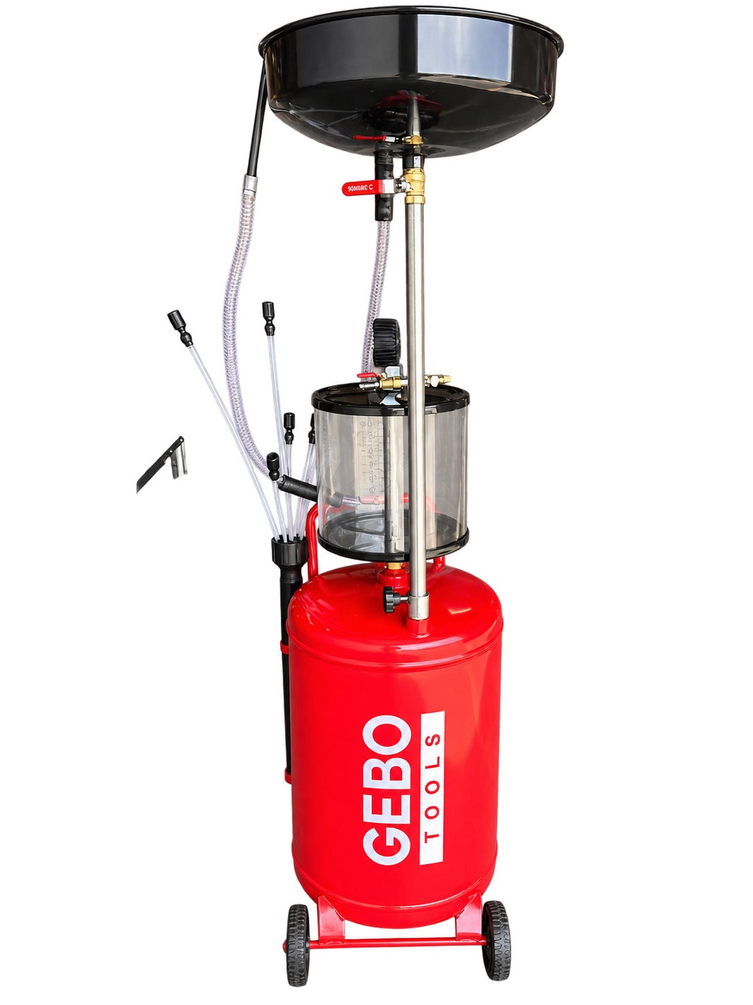 Pneumatická zberná nádoba na olej - odsávačka oleja, 80l, Gebo Tools