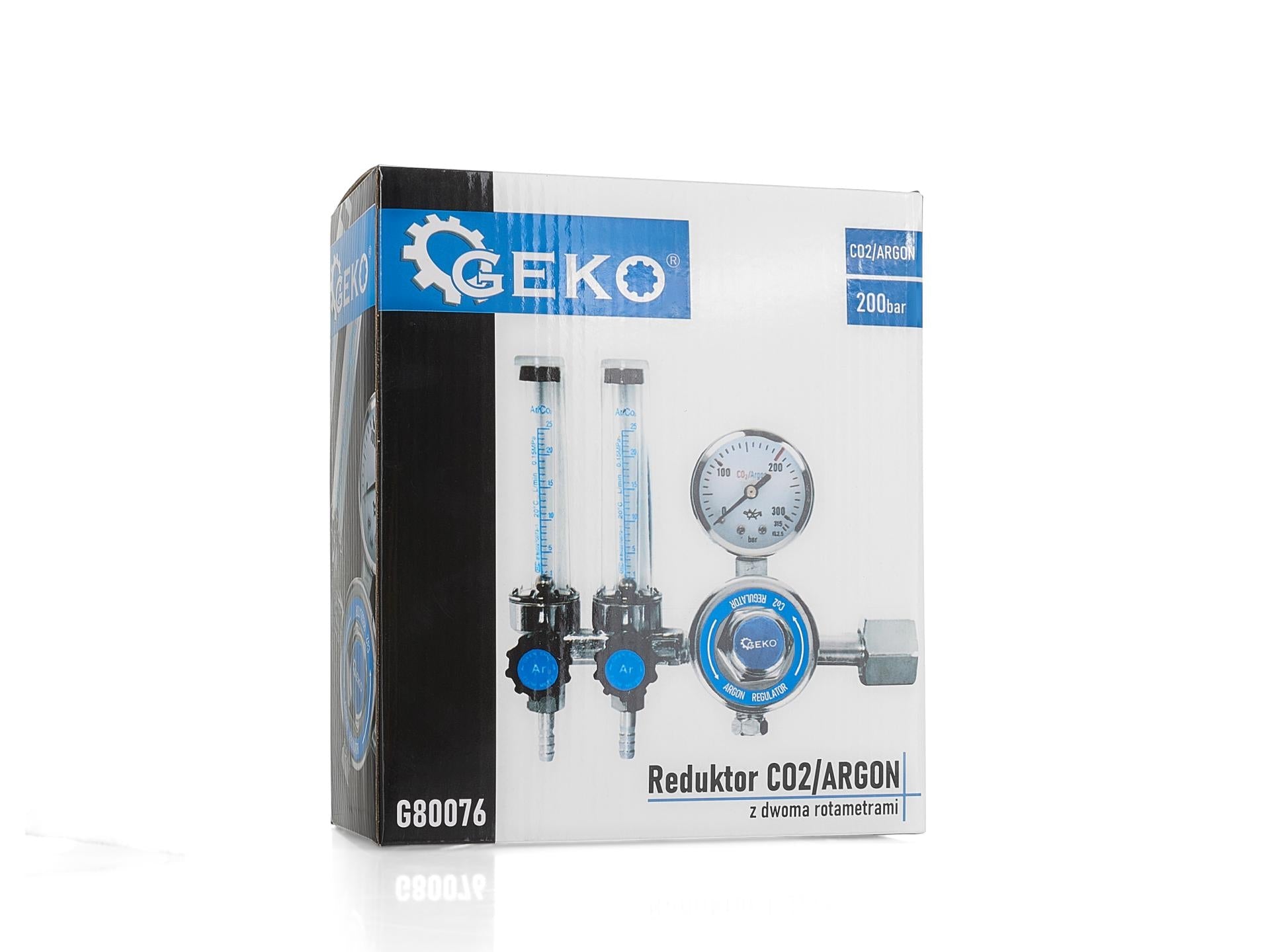 Redukčný ventil - regulátor tlaku CO2/argón s dvoma prietokomermi