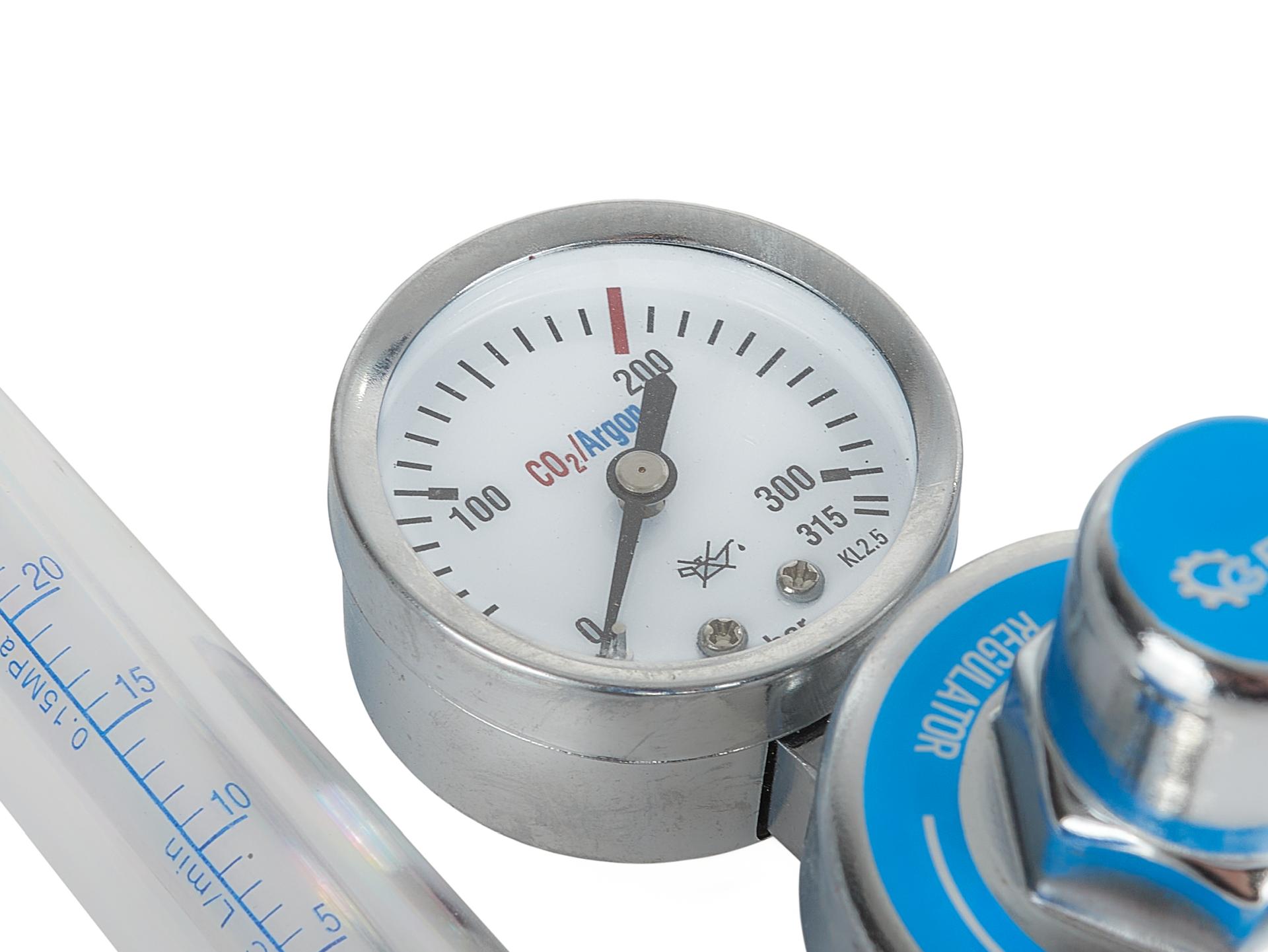 Regulátor tlaku CO2/argón s prietokomerom