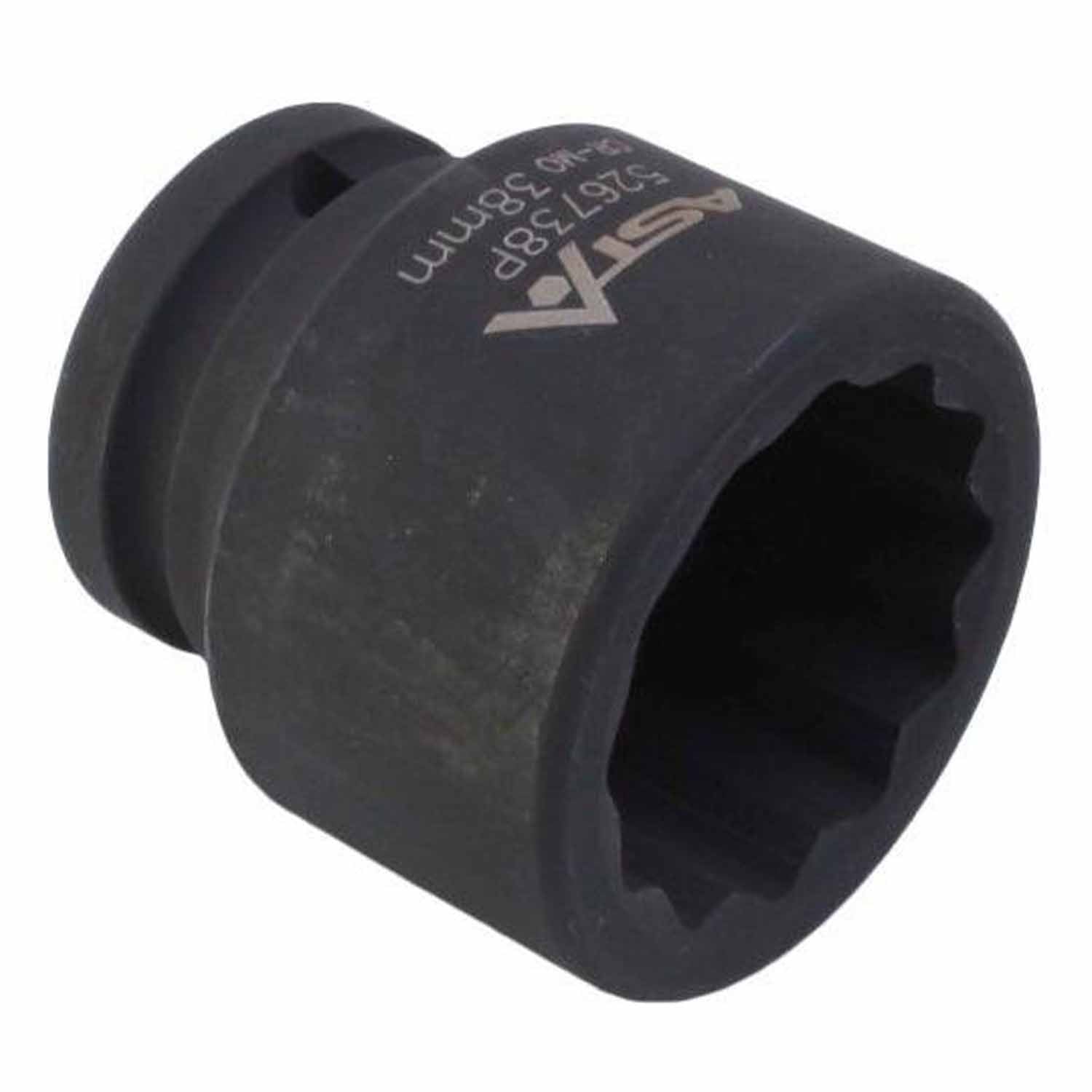 Rázová 12-hranná nástrčná hlavica - kľúč 3/4'', 38mm