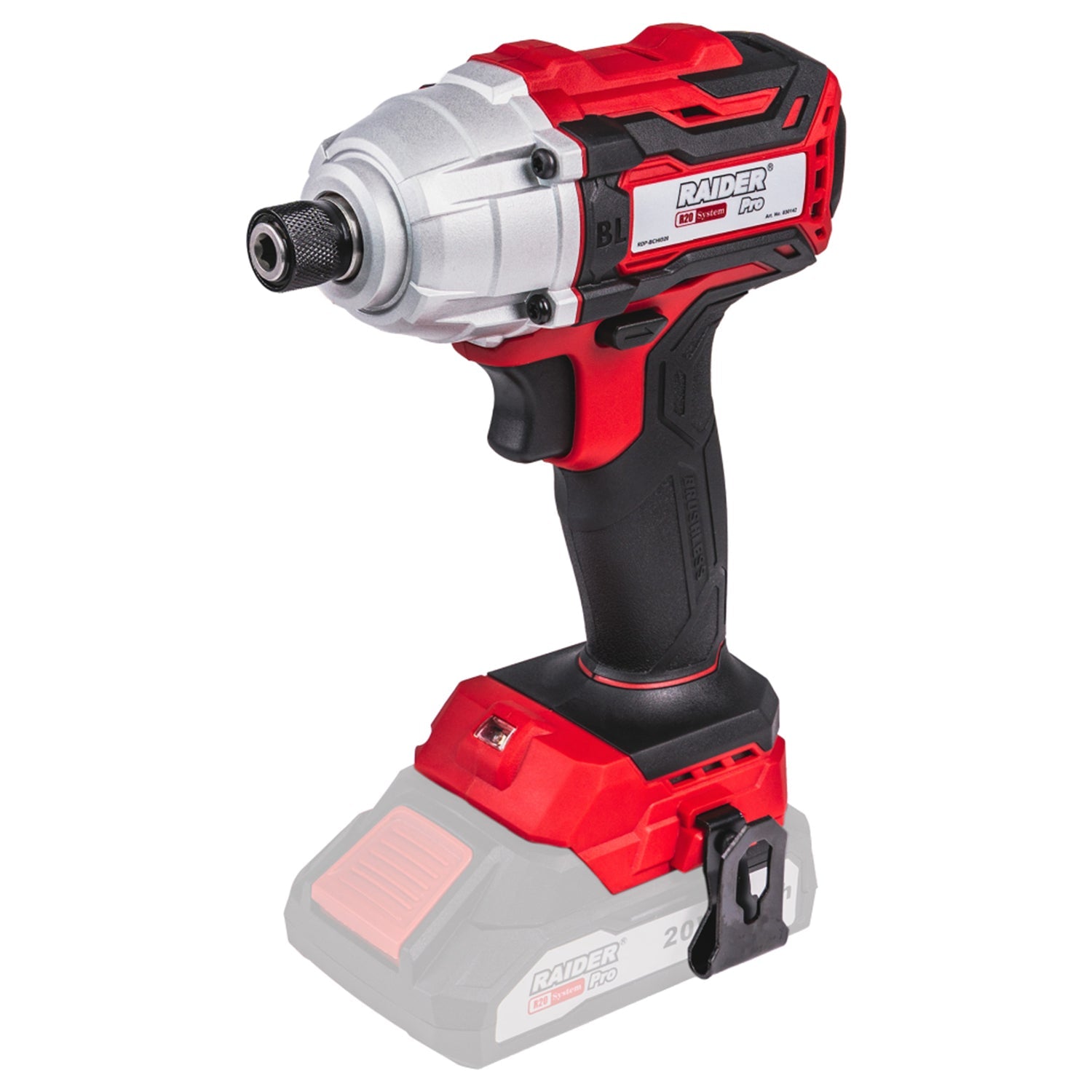 Rázový uťahovák 1/4'' Hex 180Nm Raider