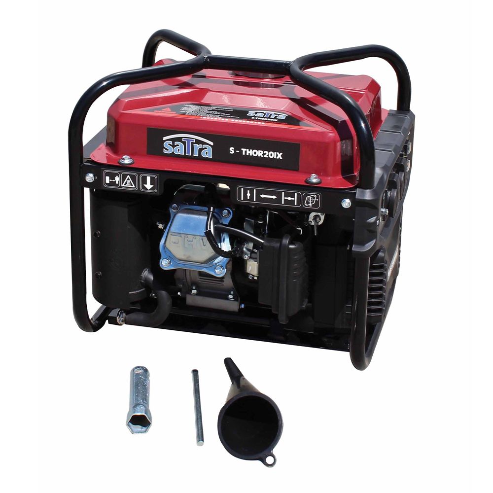 Invertorový benzínový generátor - elektrocentrála 2kW, 119cm3, 230V Satra
