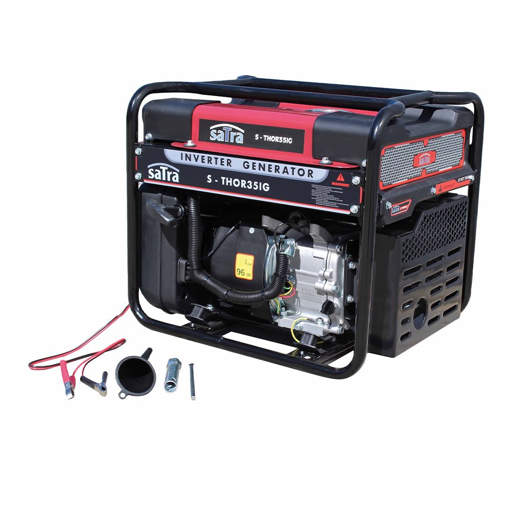 Invertorový benzínový generátor - elektrocentrála 3,5kW, 212 cm3, 230V Satra