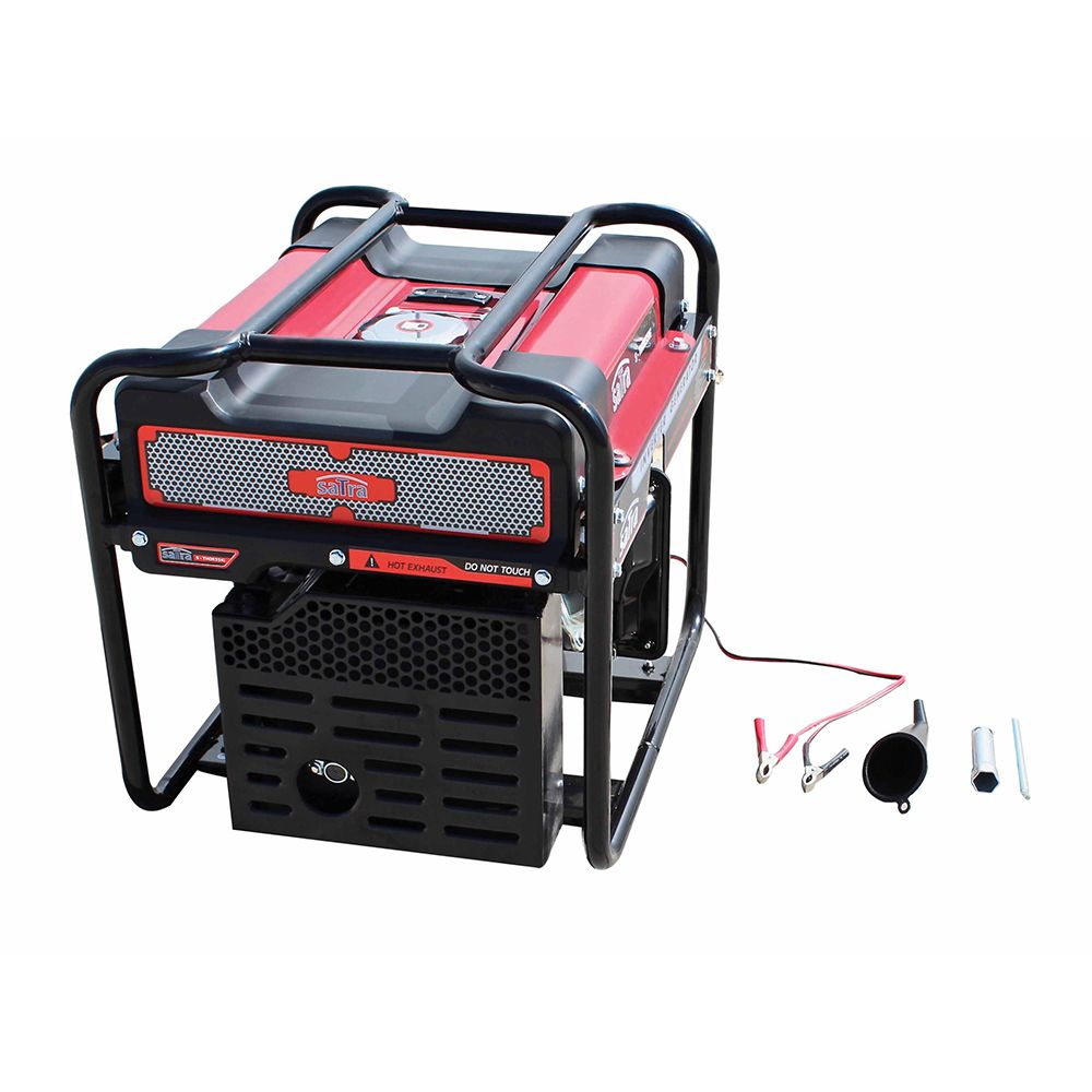 Invertorový benzínový generátor - elektrocentrála 3,5kW, 212 cm3, 230V Satra