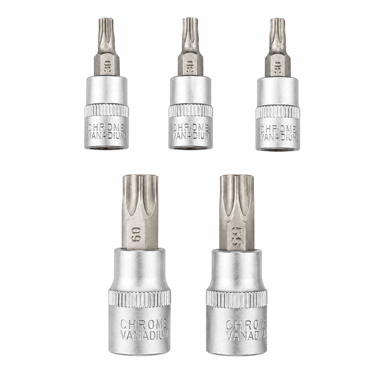 Sada bitov Torx 5-hranných TS8 - TS60, 12ks, Gebo Tools