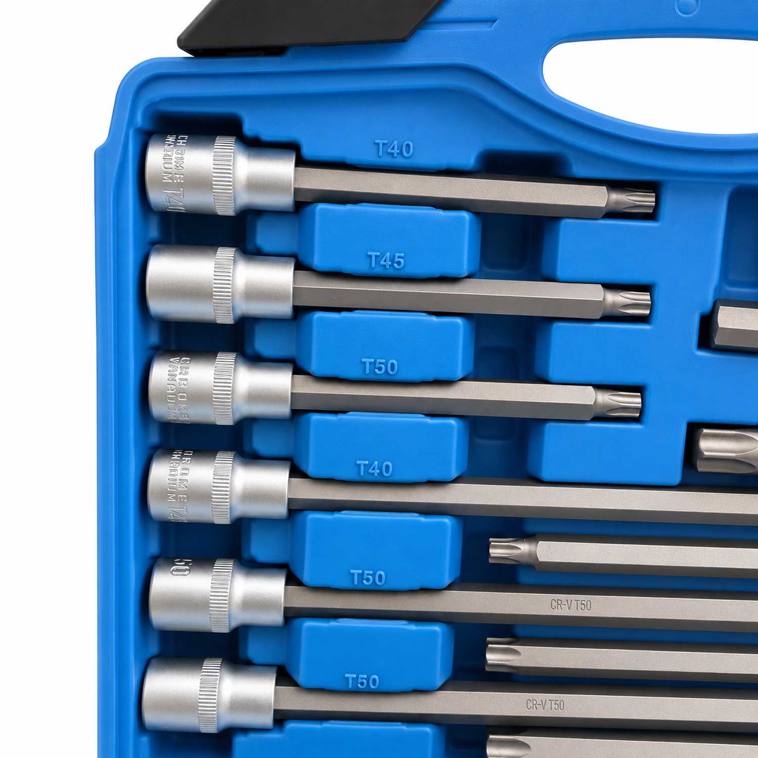 Sada dlhých bitov Torx 1/2'' 32ks, Gebo Tools
