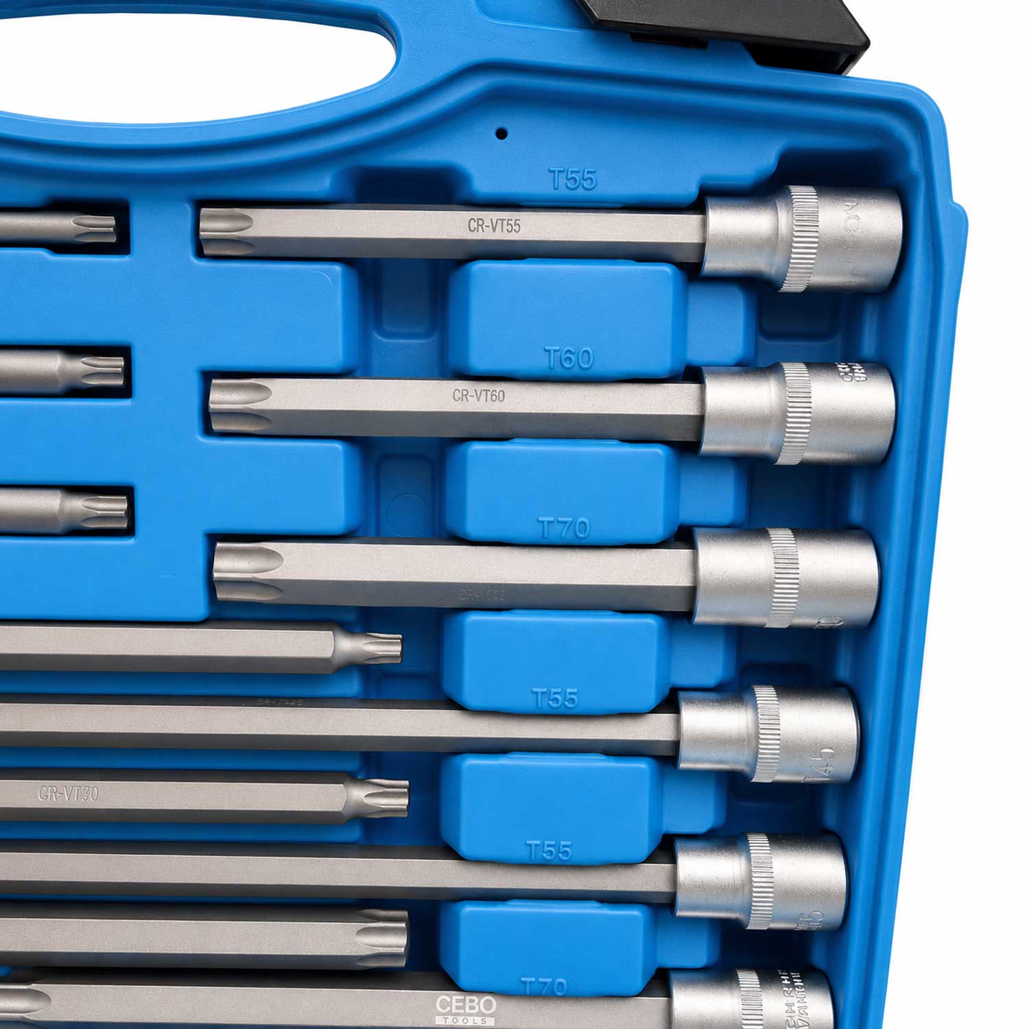 Sada dlhých bitov Torx 1/2'' 32ks, Gebo Tools