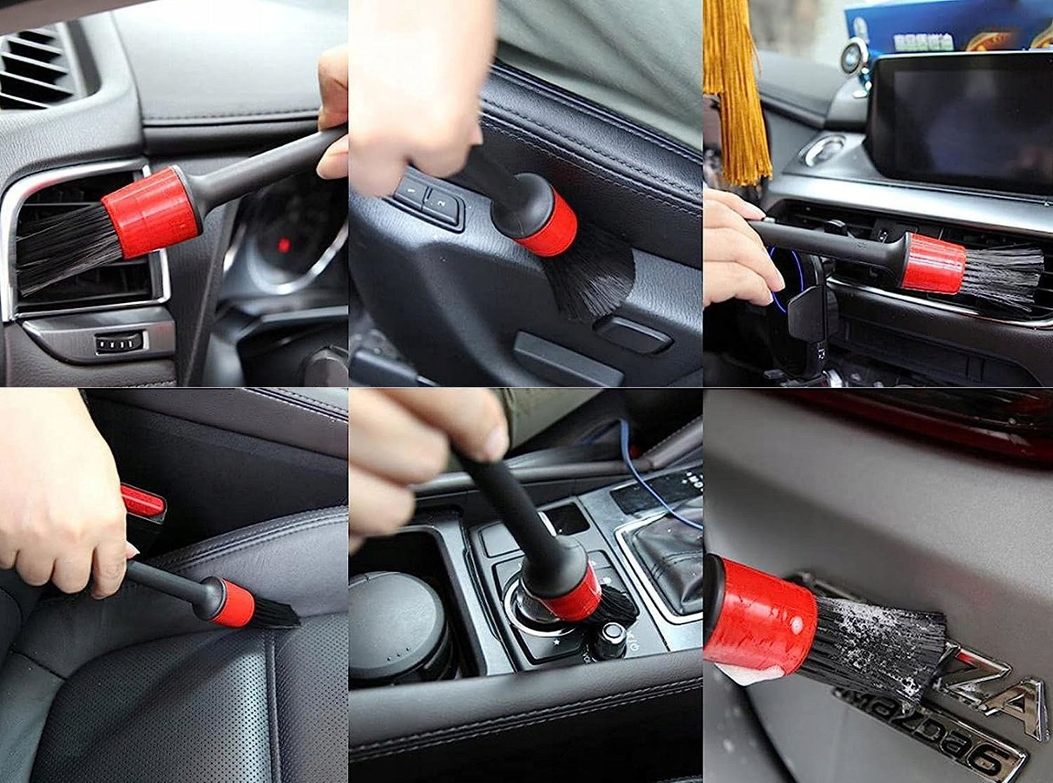 Sada kefiek a utierok na čistenie interiéru a exteriéru - auto detailing, 15ks
