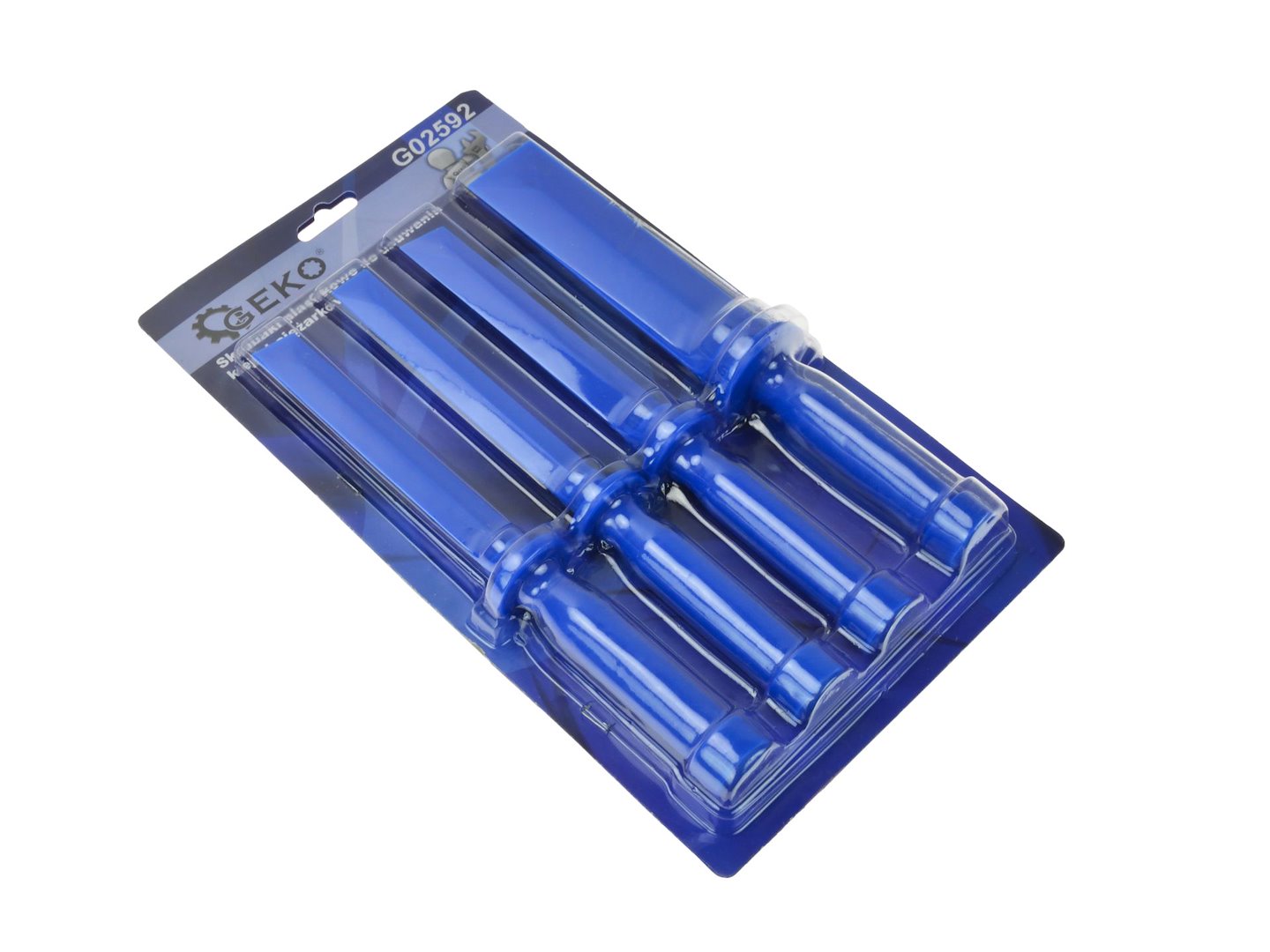 Sada škrabiek na odstraňovanie vyvažovacích závaží Geko