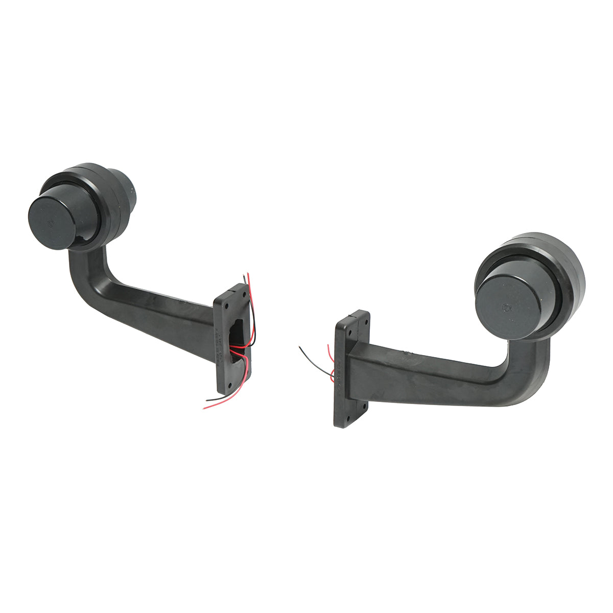 Sada LED svetiel bočné, obrysové, s držiakom, 12-24V, červeno-biela, dymové, FR0157 Breckner Germany
