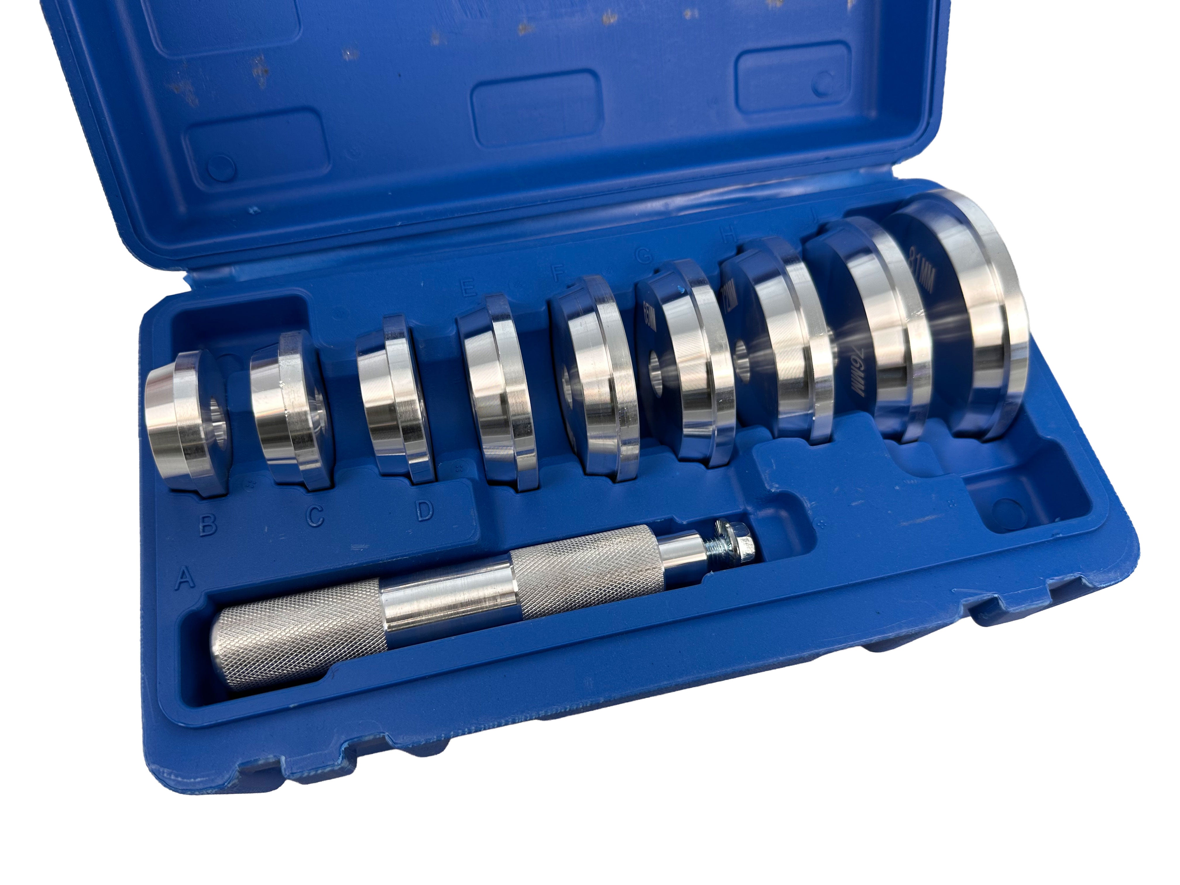 Sada na montáž ložísk a tesnení - axiálne lisovacie dosky 40 - 81mm Gebo Tools