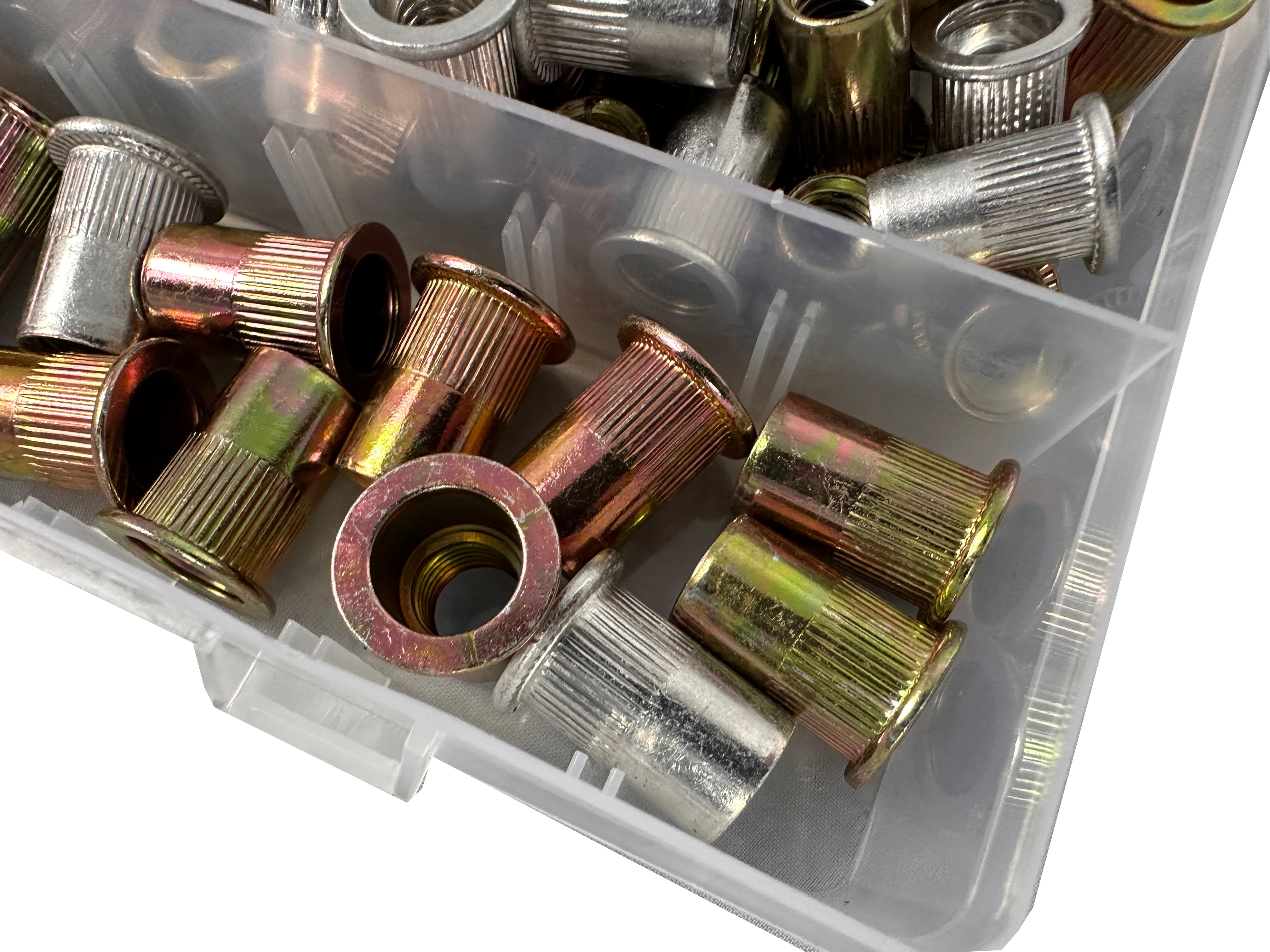 Sada nitovacích matíc M3 - M10, 300ks, Gebo Tools