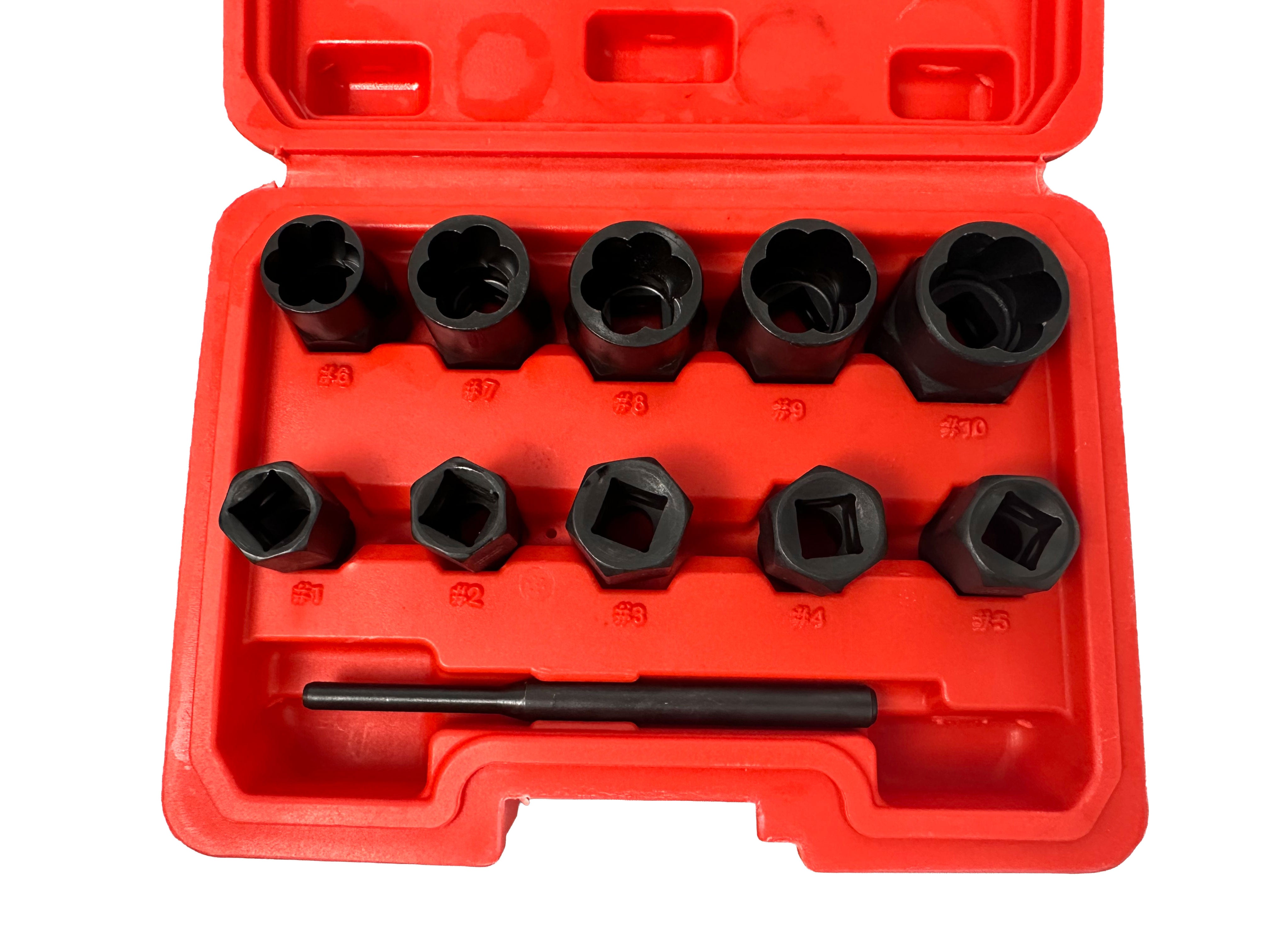 Sada nástrčných hlavíc - kľúčov na opotrebované skrutky 9 - 19mm, 11ks Gebo Tools