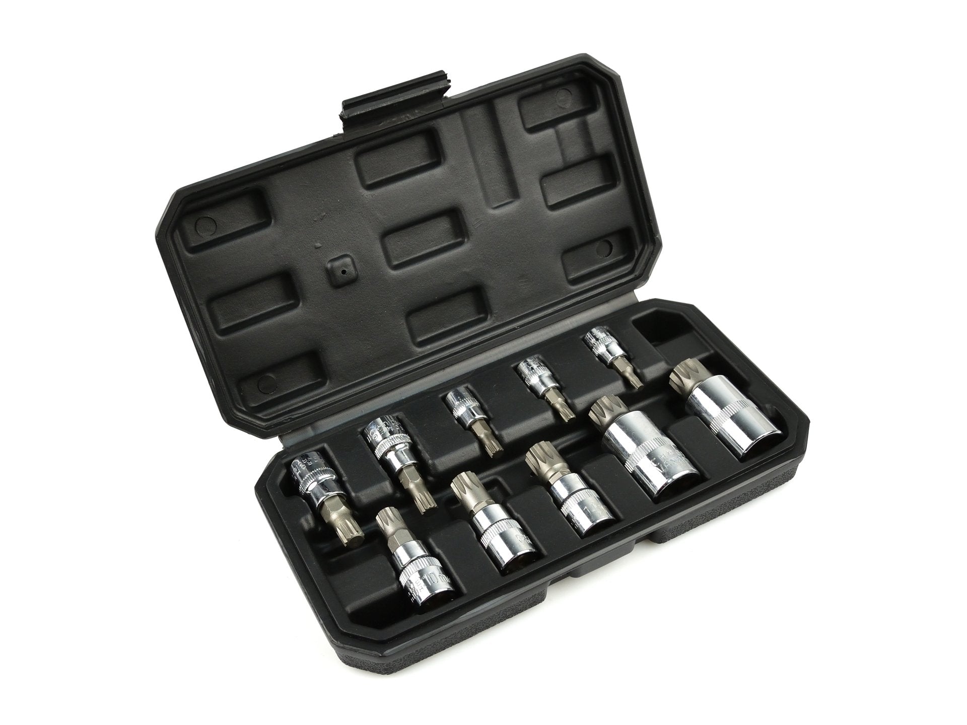 Sada nástrčných hlavíc s bitom - kľúčov M Spline XZN, 1/2'' 1/4'', 10ks