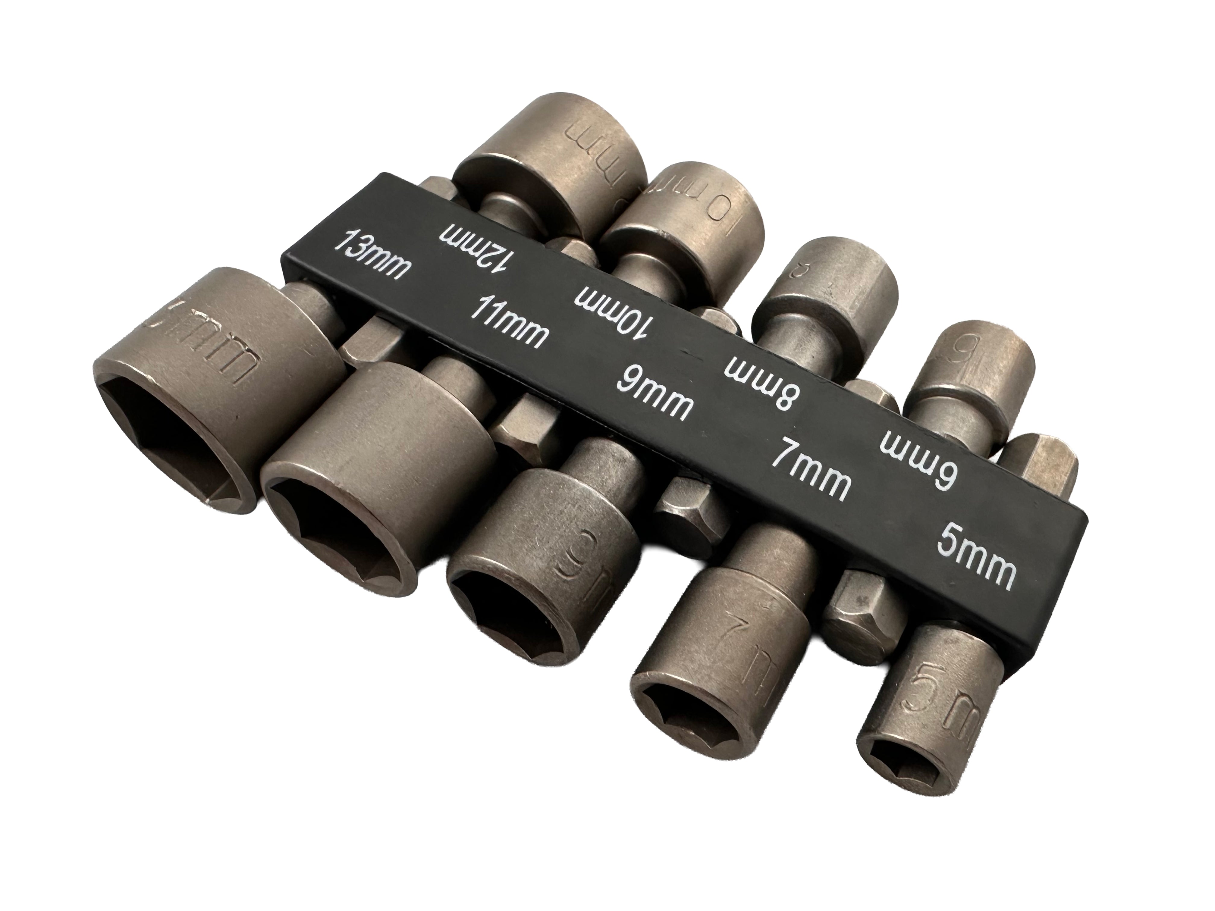 Sada nástrčných hlavíc s uchytením do vŕtačky, 5 - 13mm, Gebo Tools