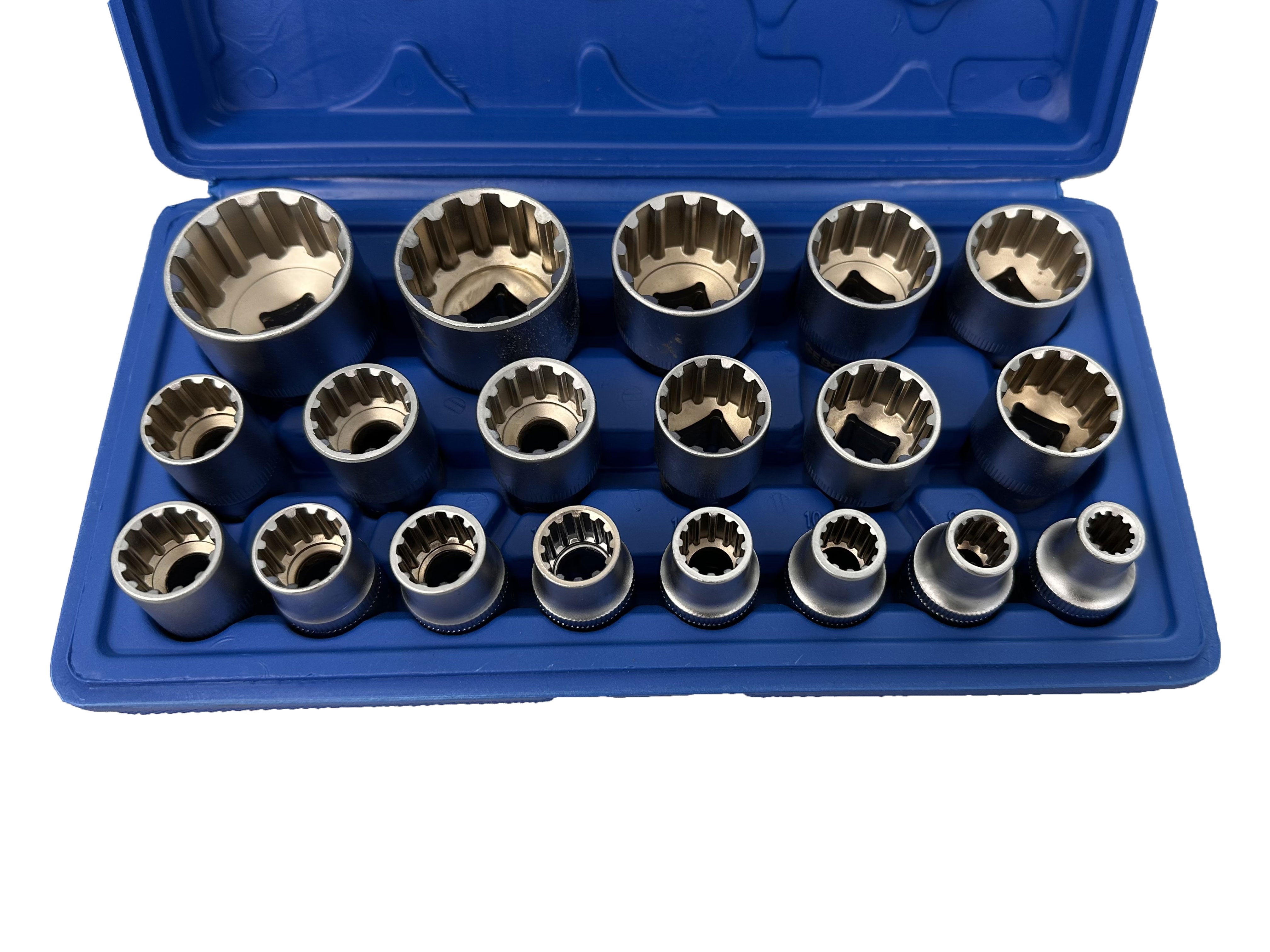 Sada nástrčných kľúčov - hlavíc Vario Plus 1/2'', 8 - 32mm, Gebo Tools