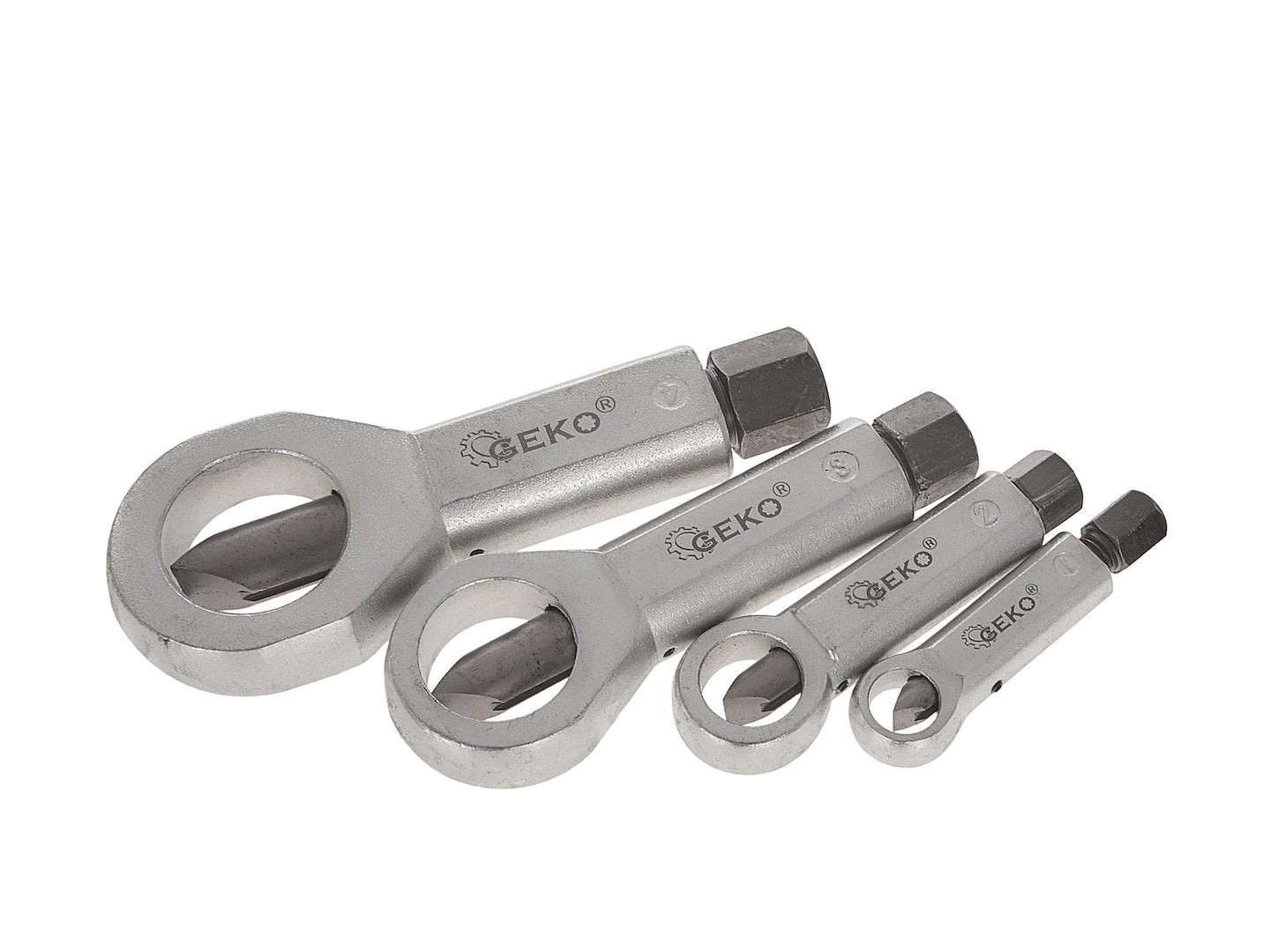 Sada sekáčov na matice a skrutky, 9 - 27mm, 4ks, Geko