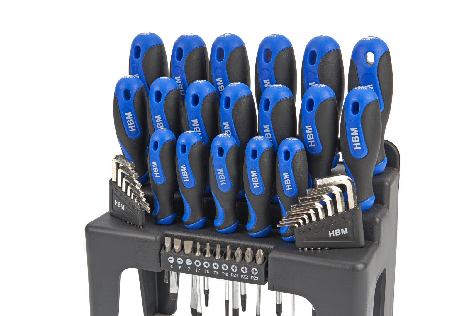 Sada skrutkovačov Torx, Imbus, ploché, krížové, 44ks, HBM Machines Holandsko