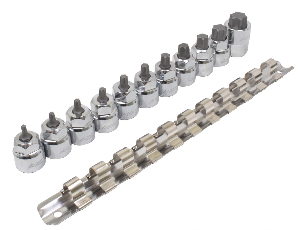 Sada Torx nástrčných hlavíc s bitom - kľúčov, T10 - T60, 3/8'', 11ks