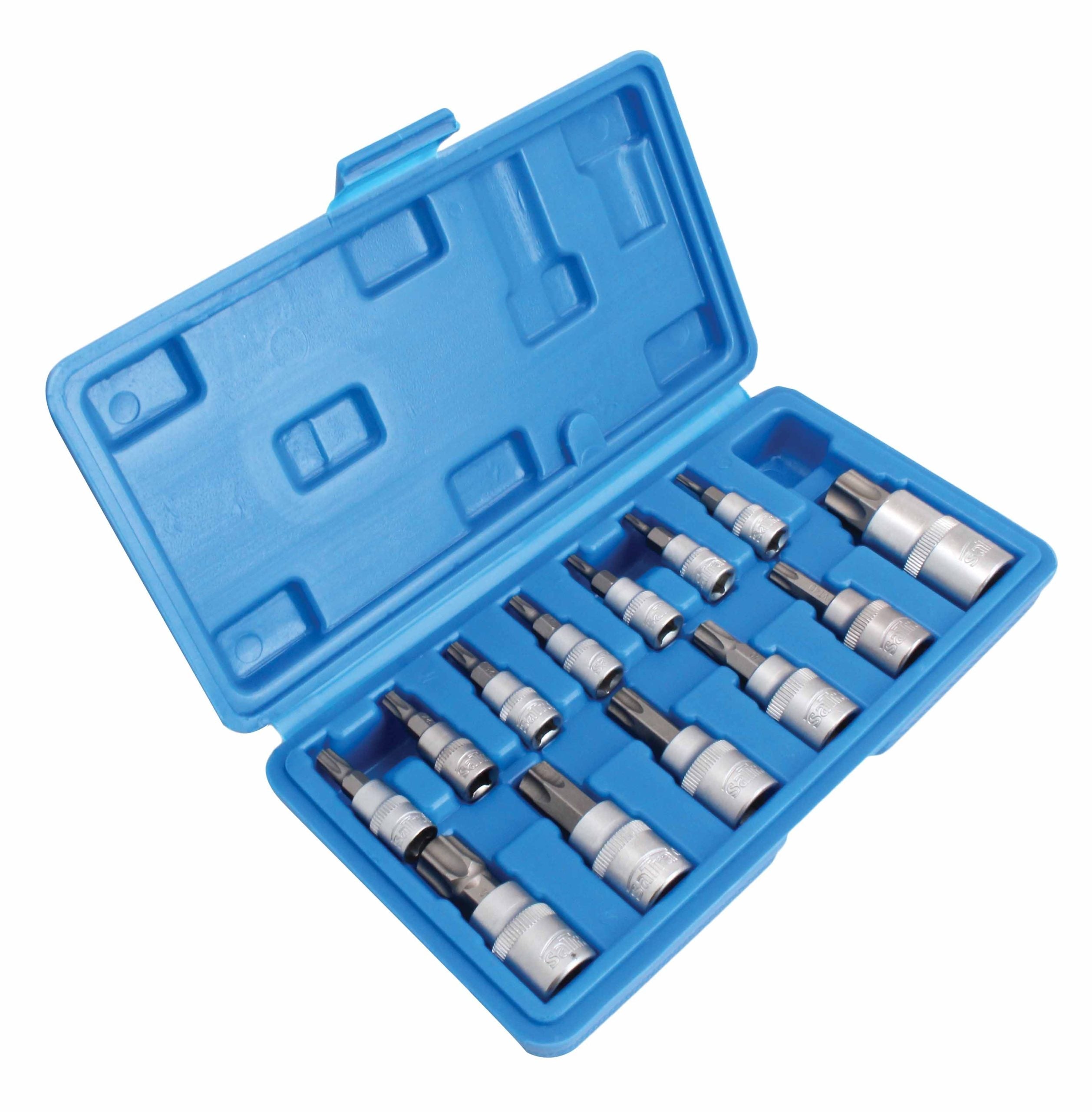 Sada Torx nástrčných hlavíc s bitom - kľúčov, TX8 - TX60, 13ks