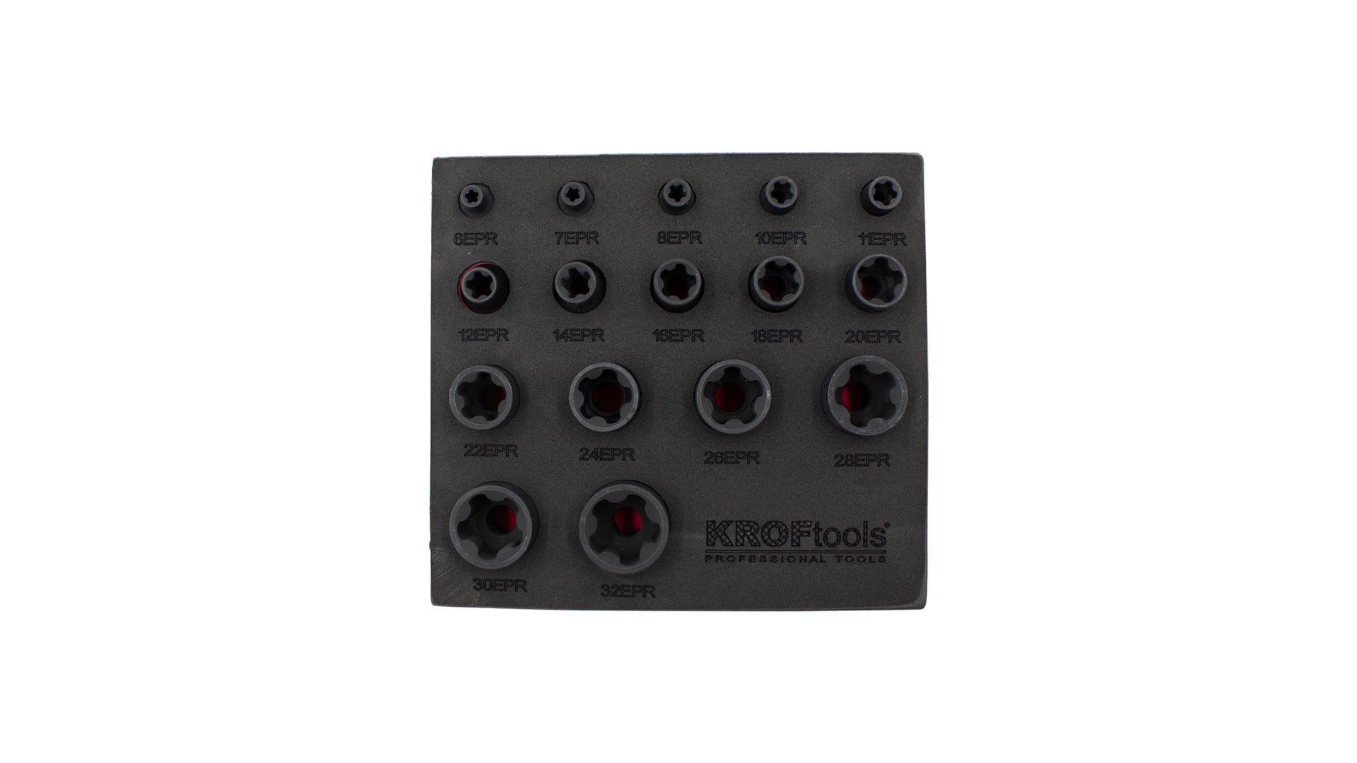 Sada Torx plus EPR 5-hranných nástrčných hlavíc - kľúčov, 16ks, 6 - 32mm