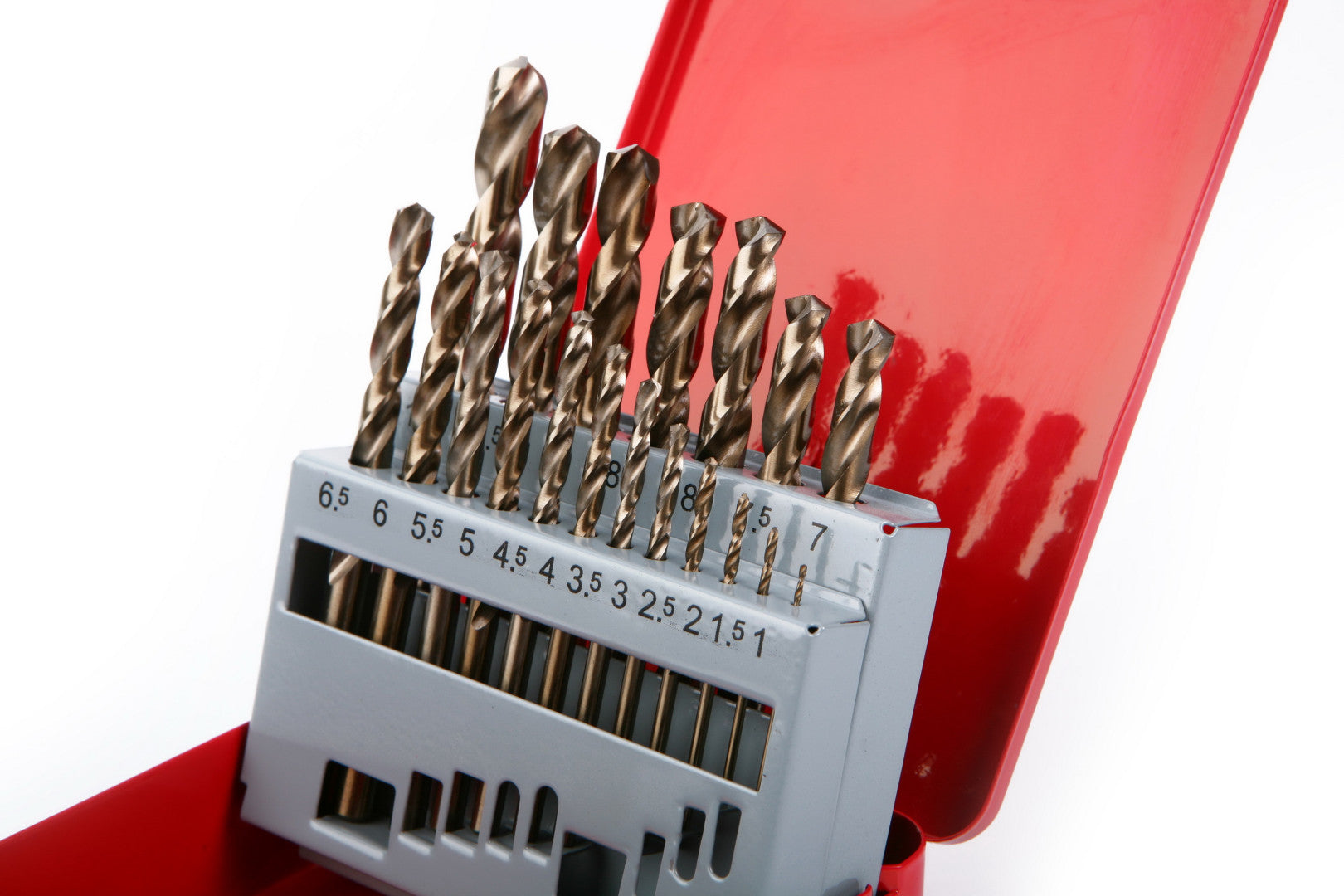 Sada vrtákov 1 - 10 x 0,5mm HSS 5% kobalt HBM