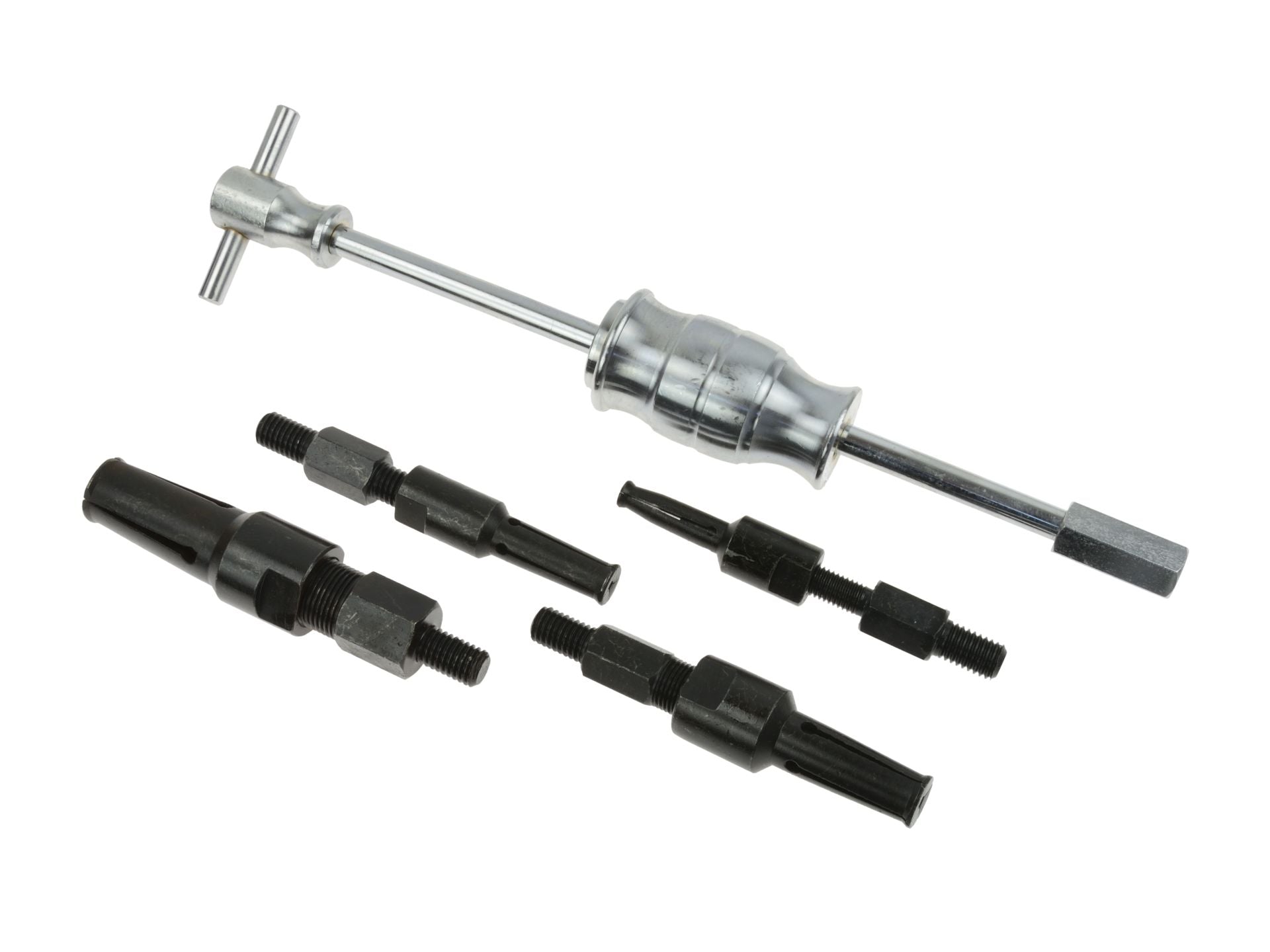 Profesionálny sťahovák na vnútorné ložiská s silentbloky, s klzným kladivom