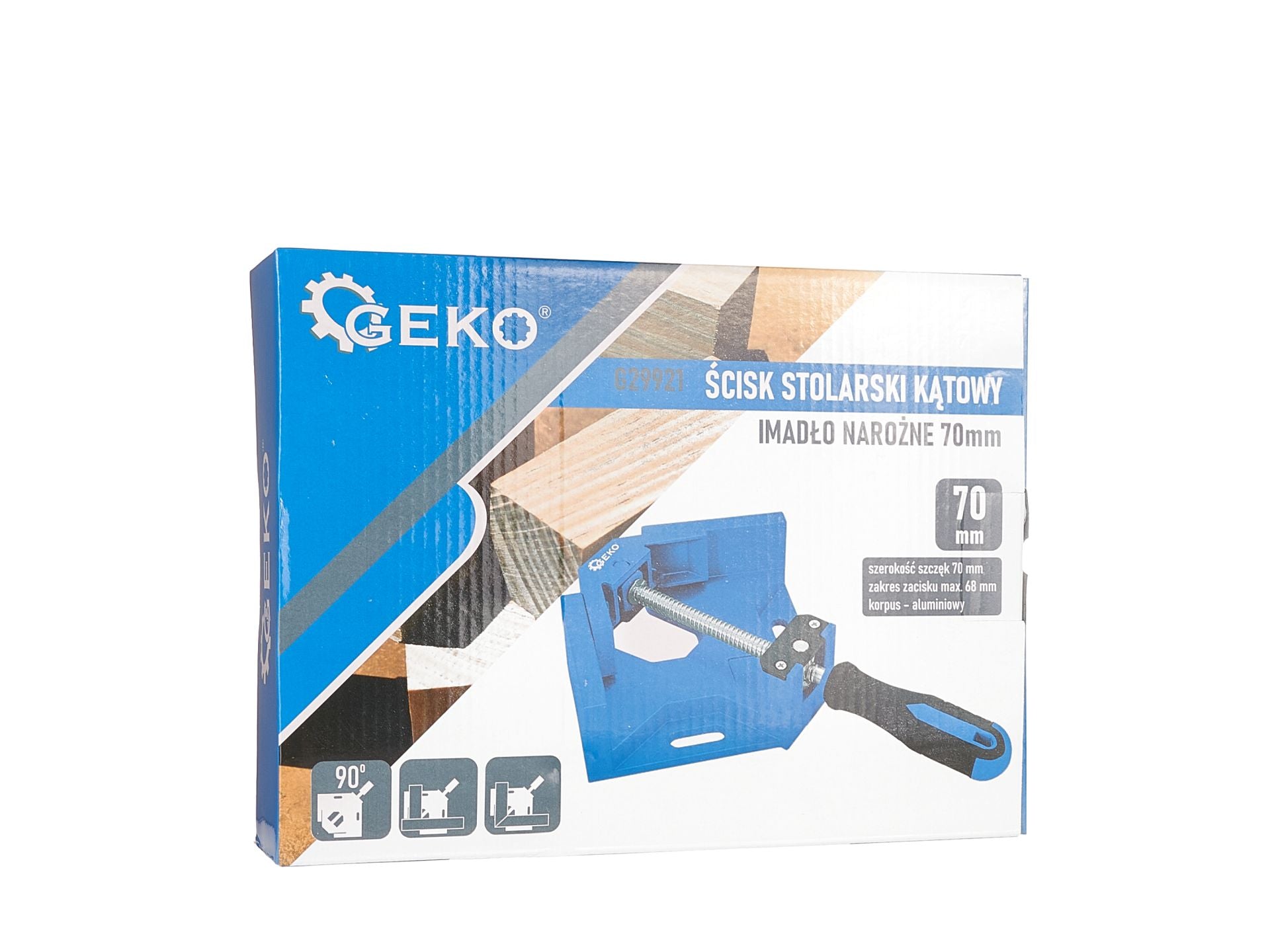 Zváračský uhlový zverák 90 stupňov, 70mm