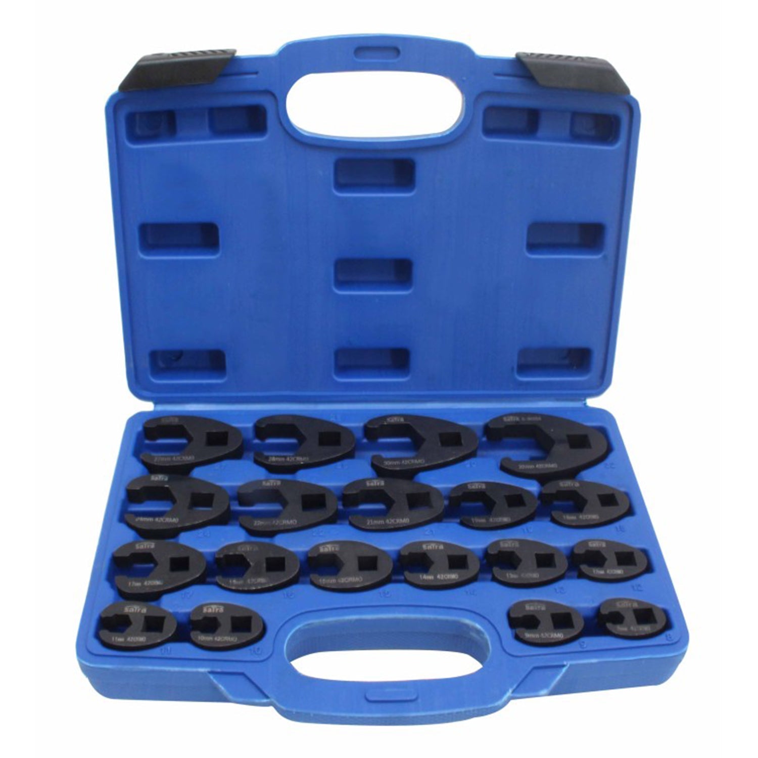 Sada otvorených kľúčov na brzdové a palivové potrubie 3/8" a 1/2", 8 – 32mm, 19ks