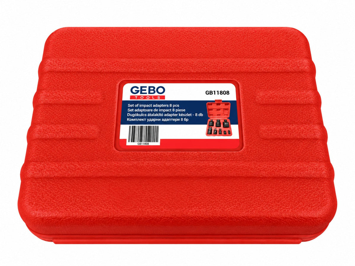 Sada rázových adaptérov - redukcií 8ks Gebo Tools