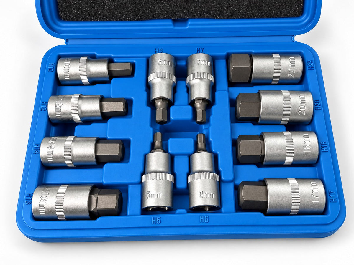Sada nástrčných hlavíc s bitom - kľúčov Imbus H5 - H22, Gebo Tools